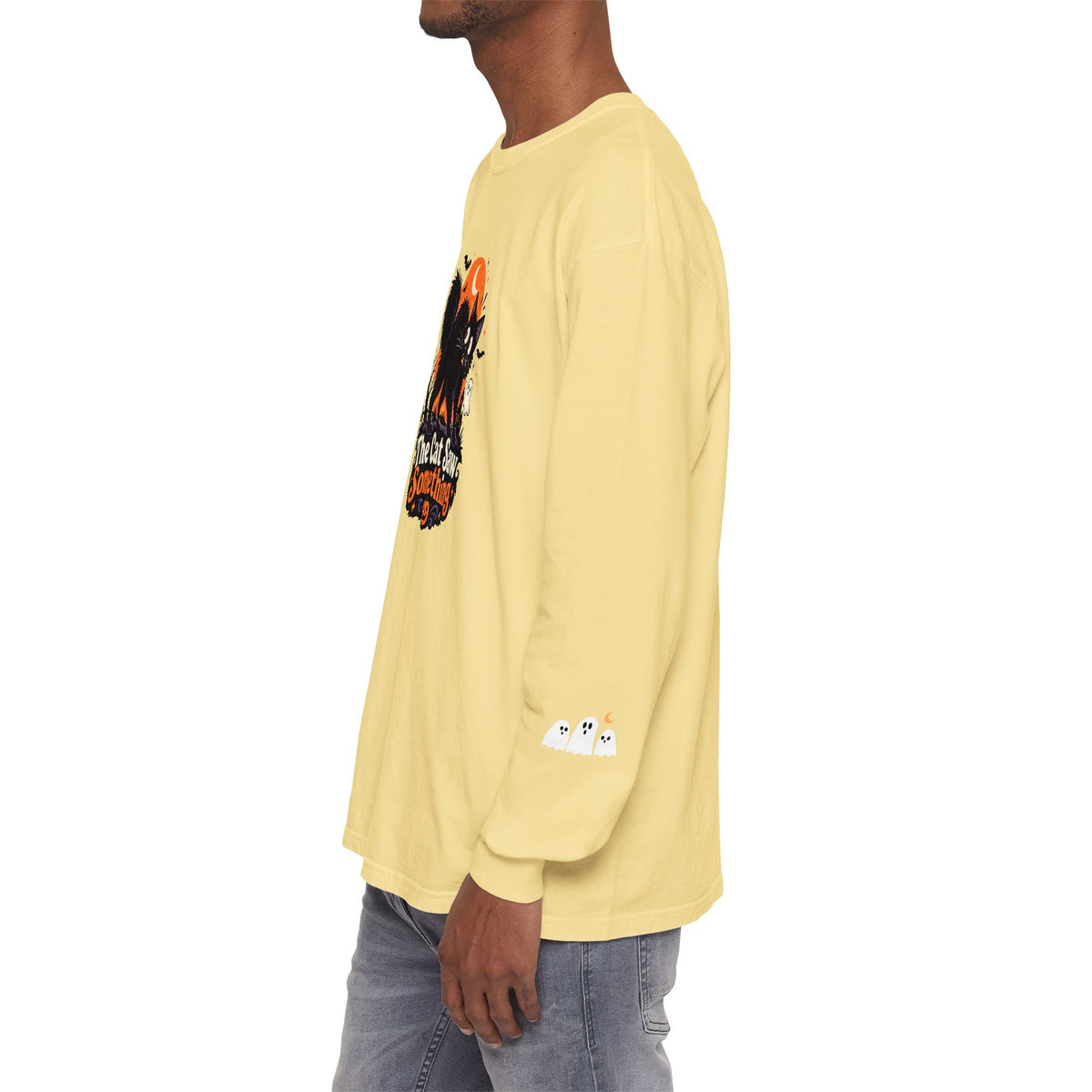 The Cat Saw Something Halloween Long Sleeve Shirt