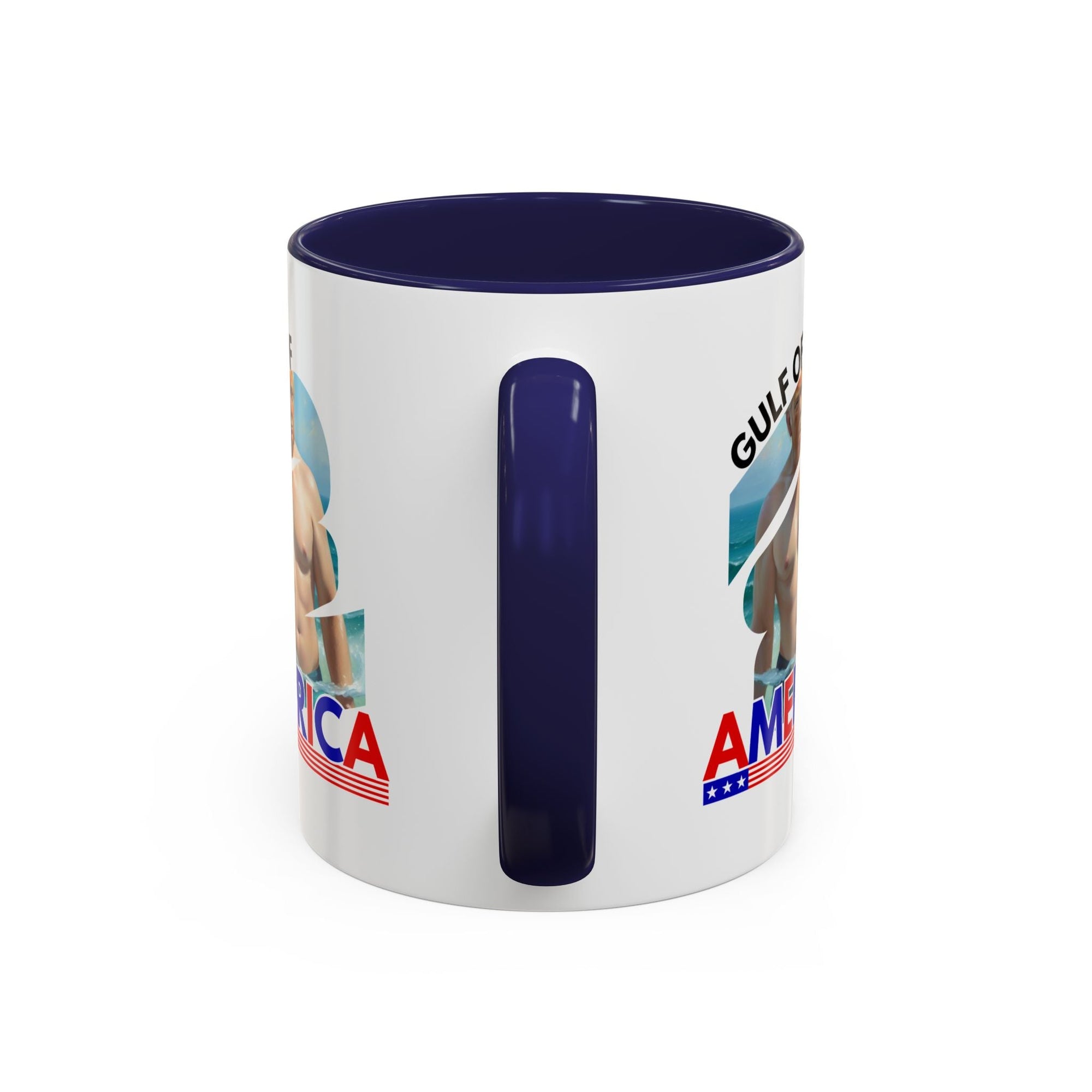 Trump's Gulf of America Accent Coffee Mug Printify