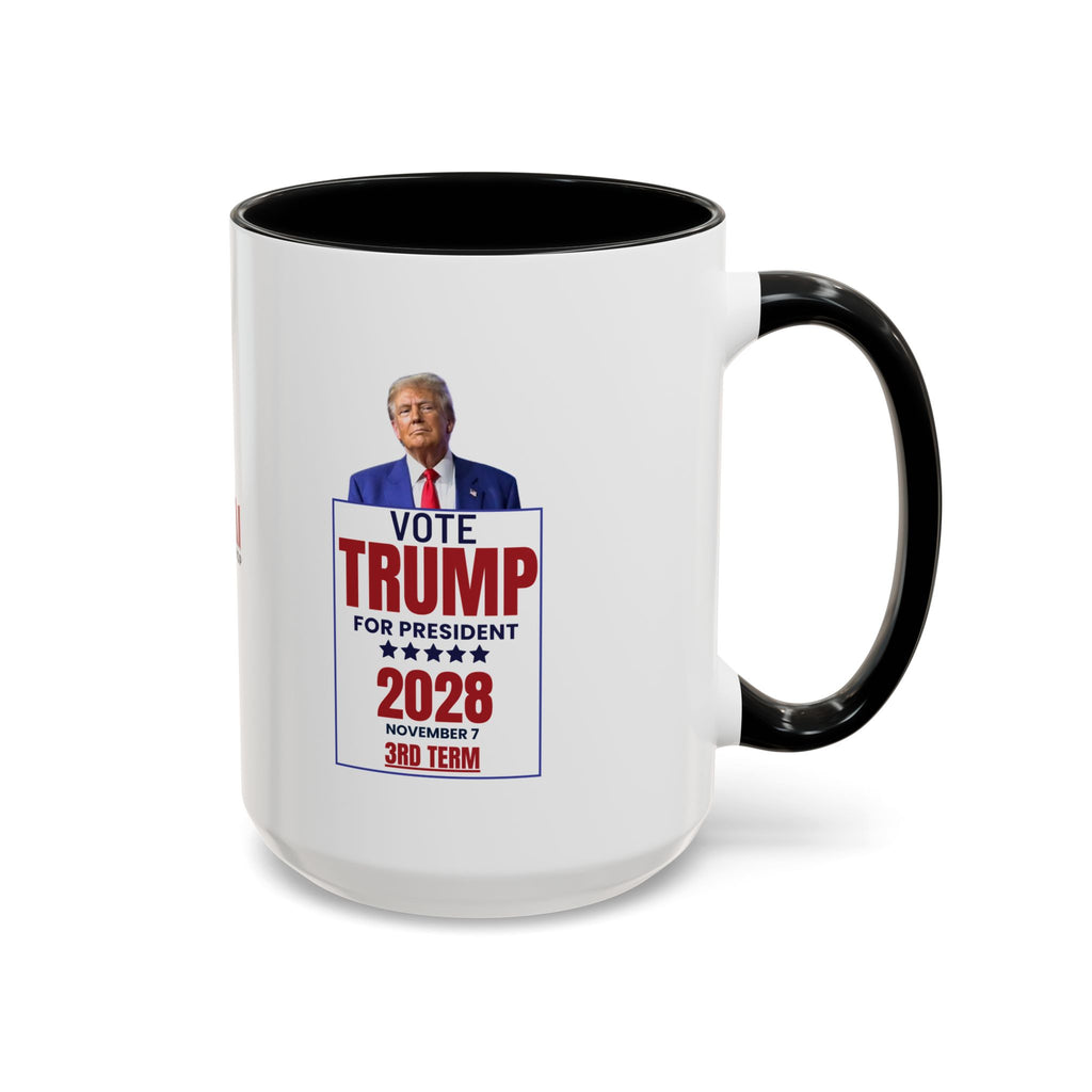 Vote Trump for President Coffee Mug – 11oz & 15oz Accent Mug for Political Enthusiasts