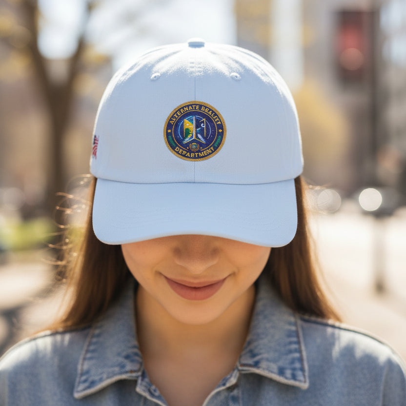 Alternate Reality Department Embroidered Hat – Satirical Seal Cap