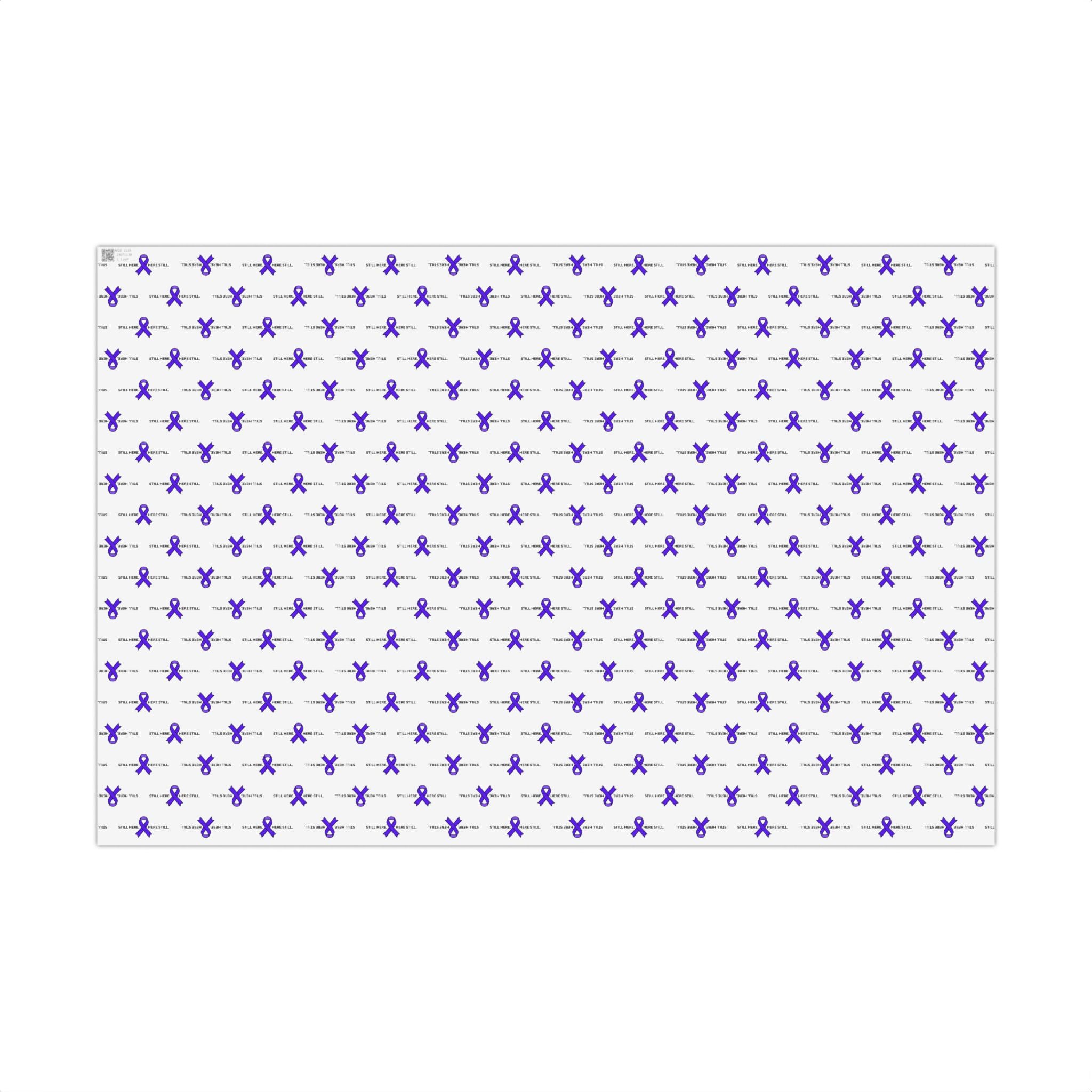 Still Here. Here Still. Gift Wrap Paper (Epilepsy Awareness)