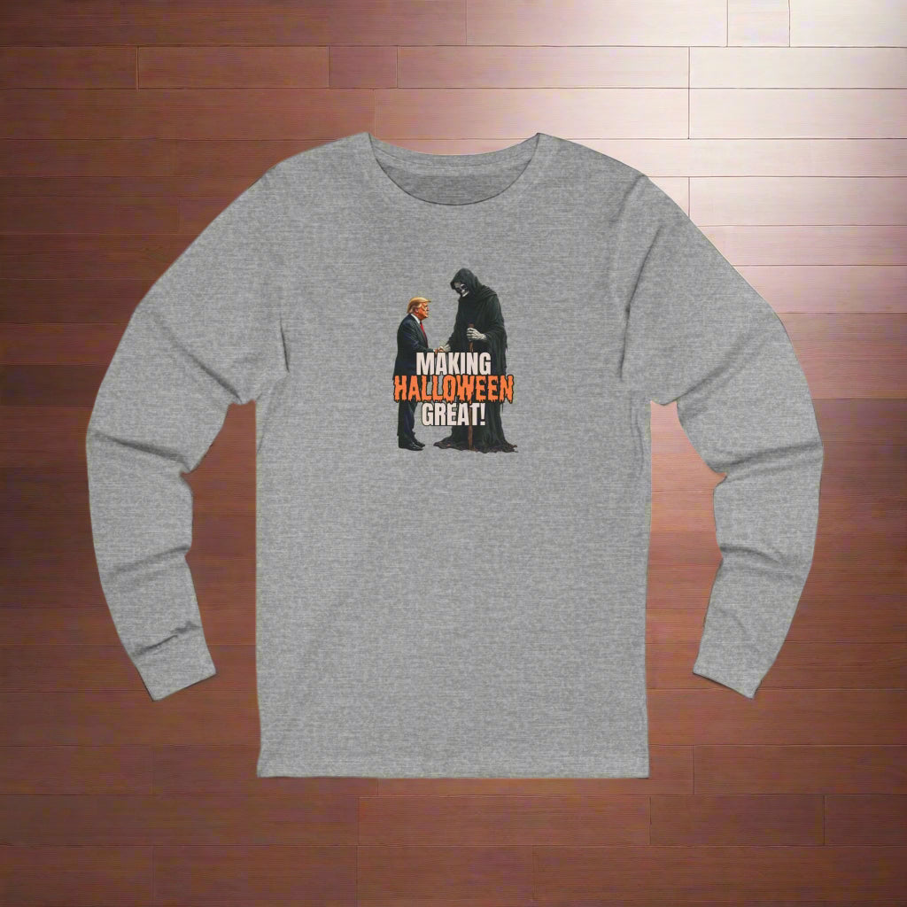 Halloween Humor Long Sleeve Tee for Adults