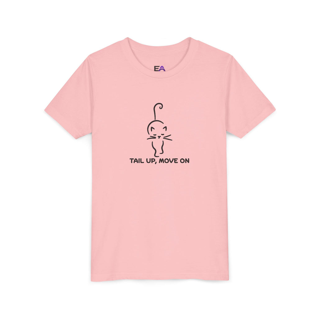 Tail Up, Move On Youth Tee – Small Human, Big Attitude