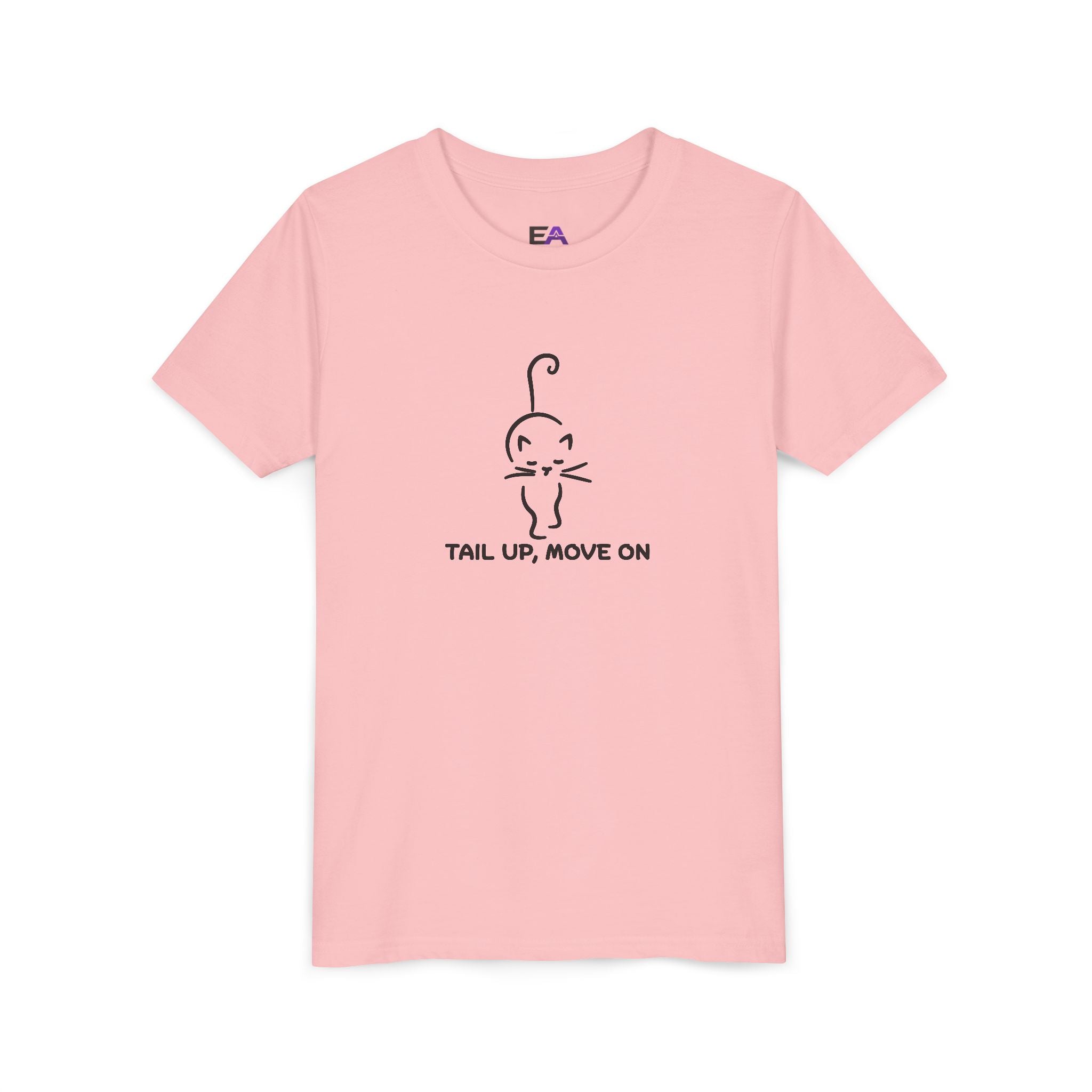 Tail Up, Move On Youth Tee – Small Human, Big Attitude