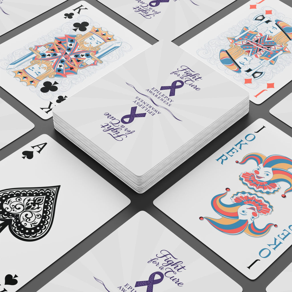 Purple Ribbon Poker Deck – Epilepsy Awareness Edition