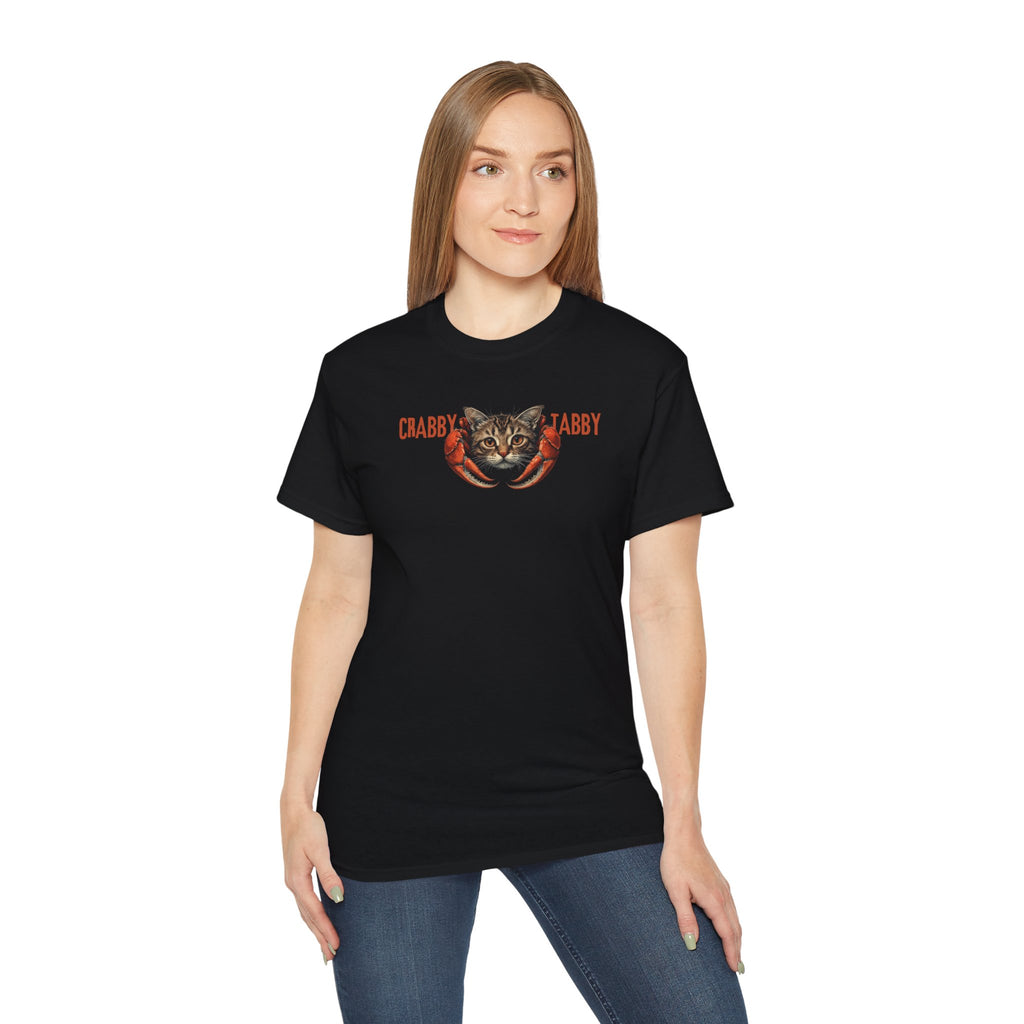 Crabby Tabby Cat Lover Unisex Tee