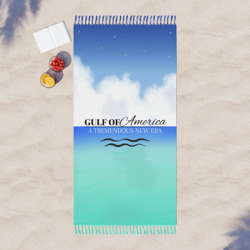 Gulf of America Beach Cloth Printify