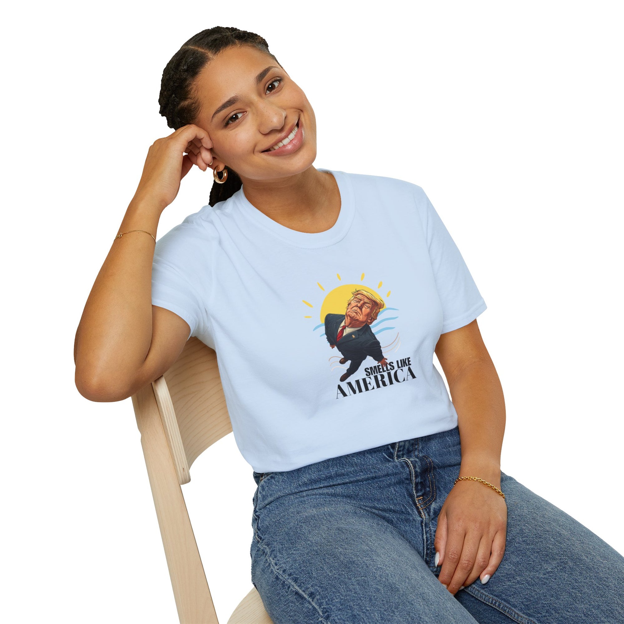 American Gulf "Smells like America" Unisex Graphic T-Shirt