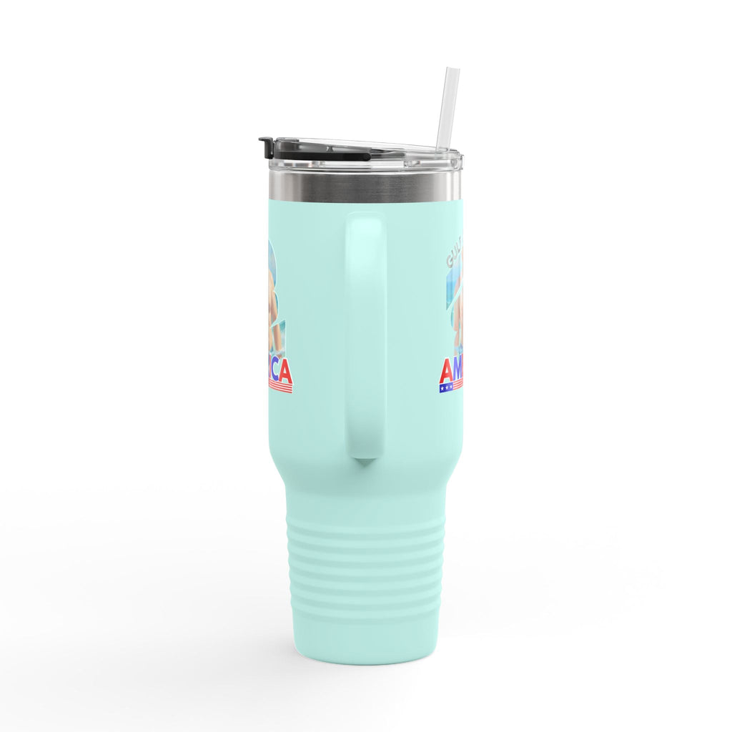 Trump's Gulf of America Insulated Travel Mug - 40oz Printify