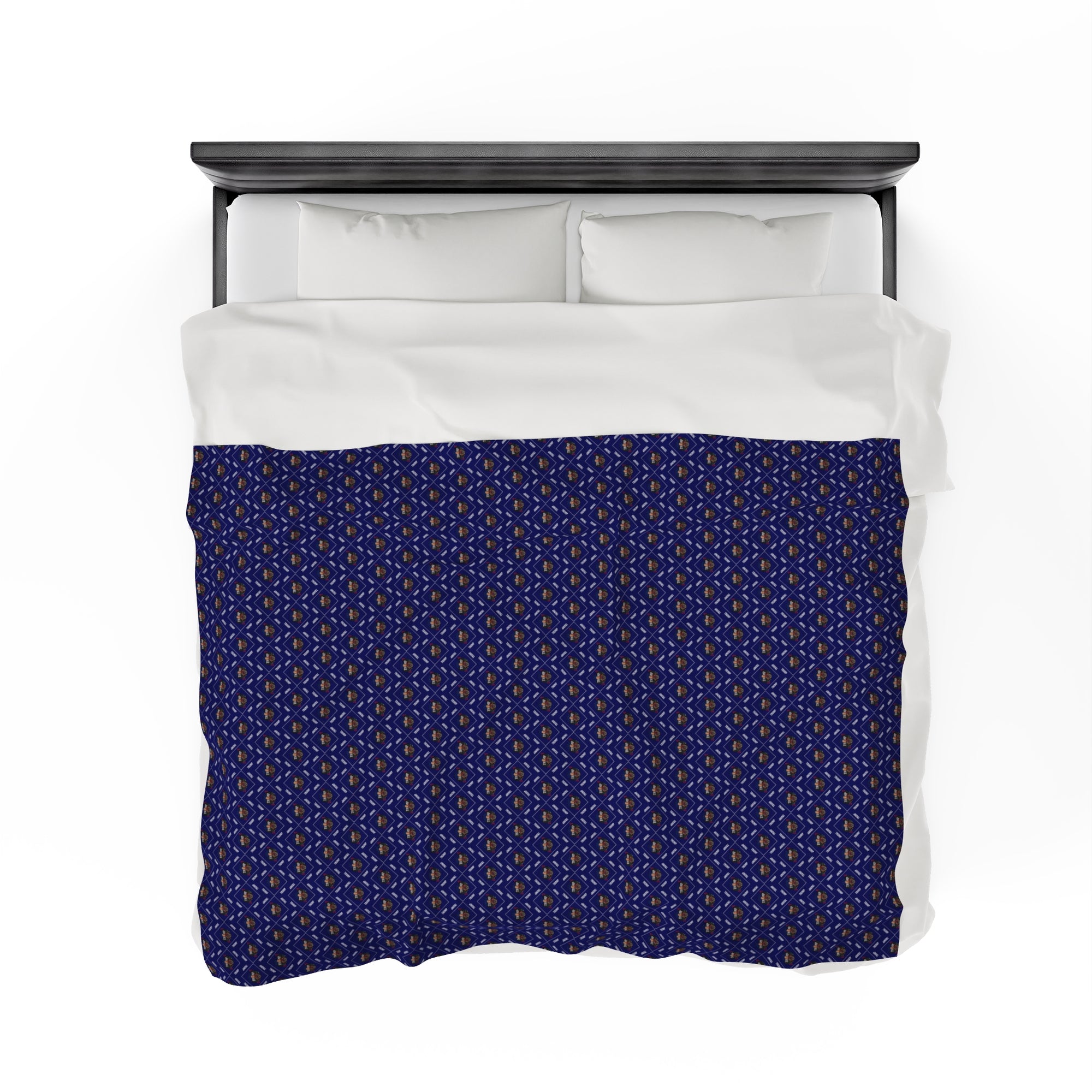 Trump Pattern Velveteen Plush Blanket