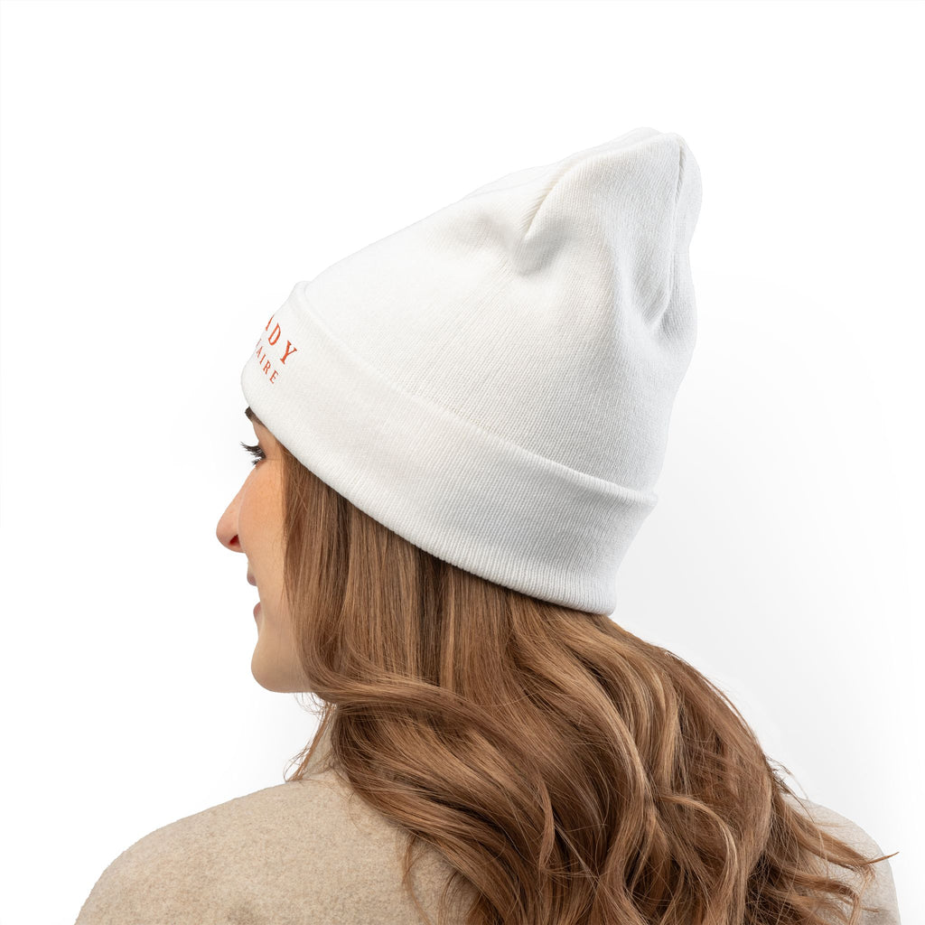 Cat Lady Extraordinaire Knit Beanie, Cozy Winter Hat