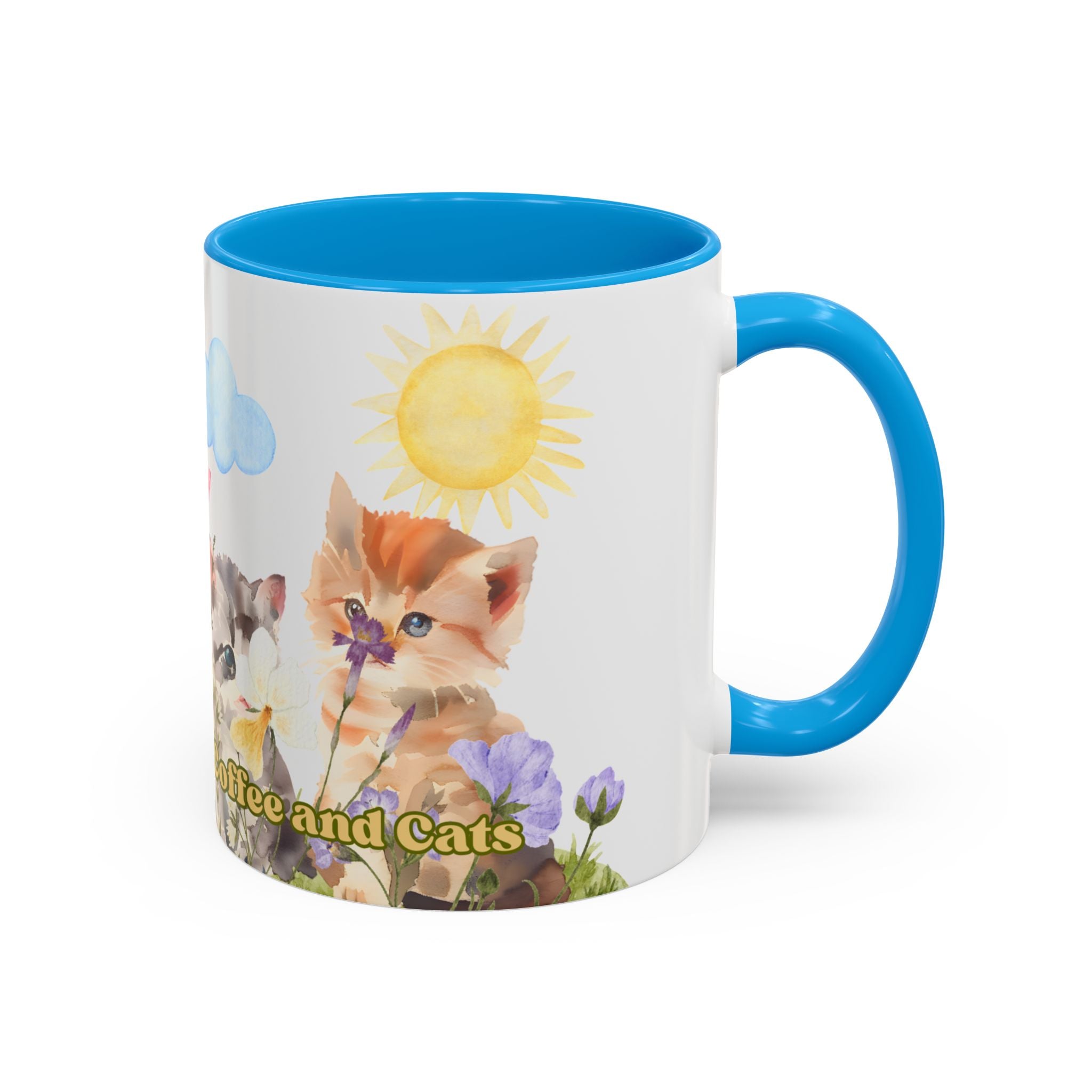 Life Is Better with Coffee and Cats Ceramic Mug