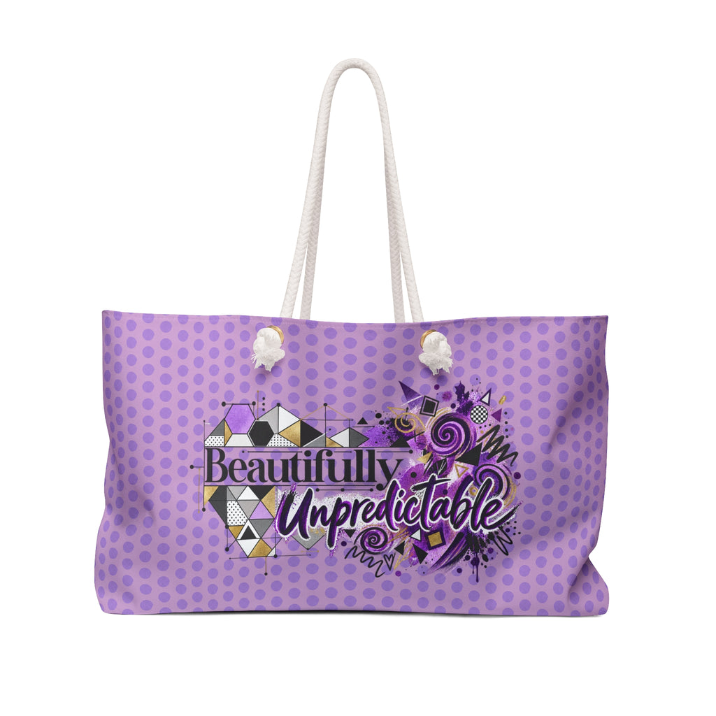 Beautifully Unpredictable Epilepsy Awareness Weekender Bag