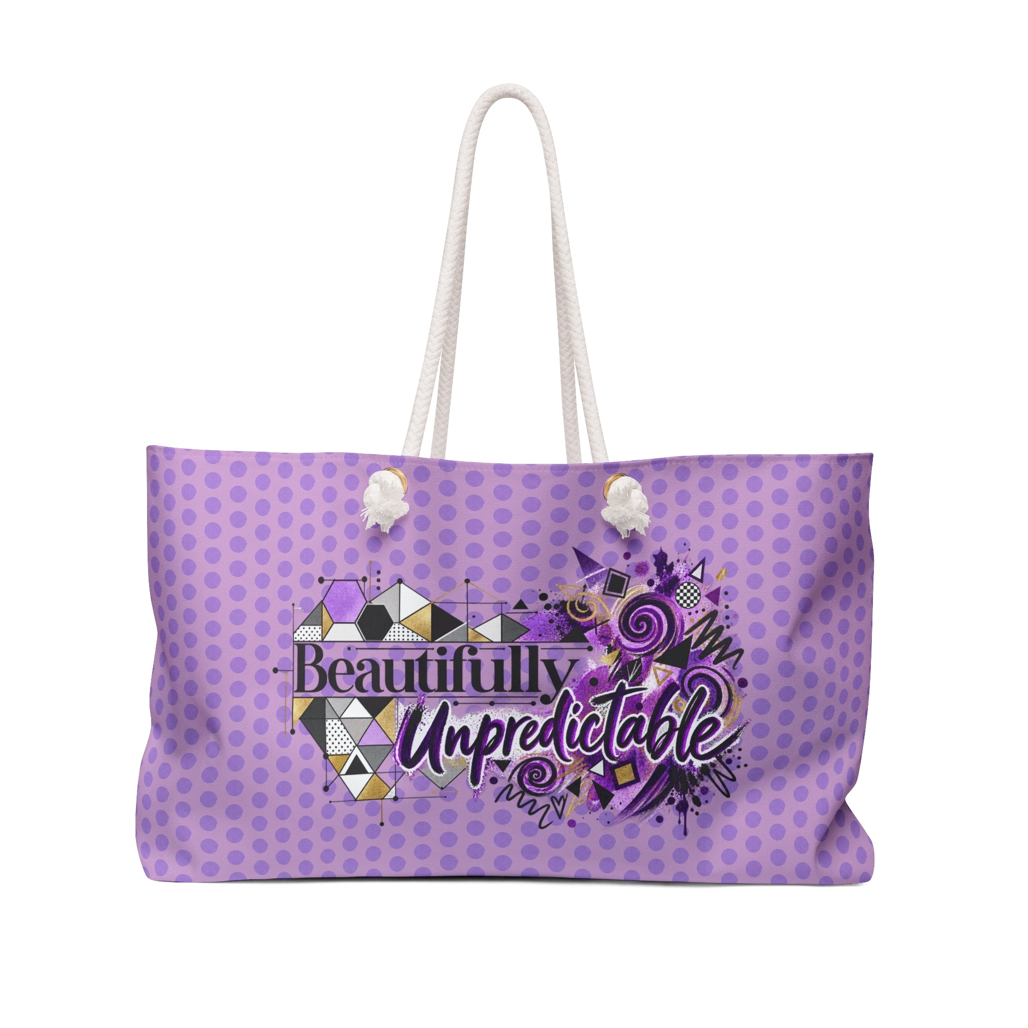 Beautifully Unpredictable Epilepsy Awareness Weekender Bag