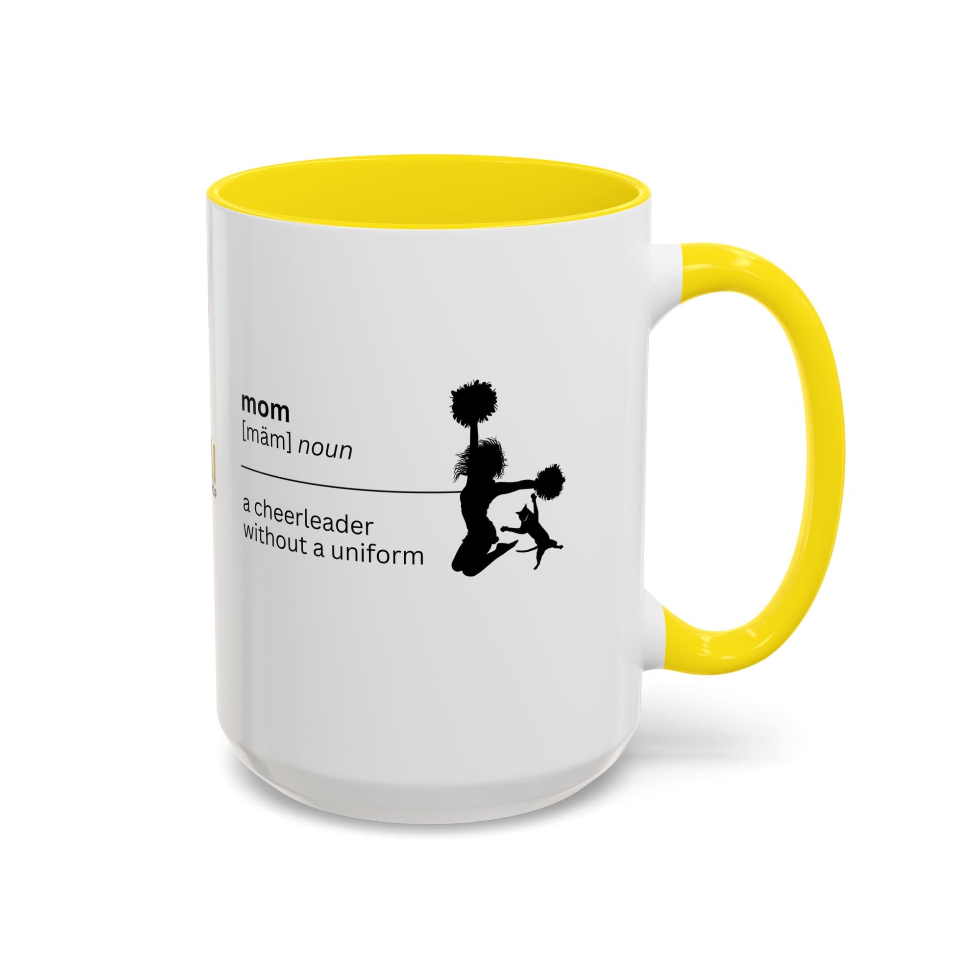 Mom Cheerleader Accent Coffee Mug - Perfect Gift for Moms