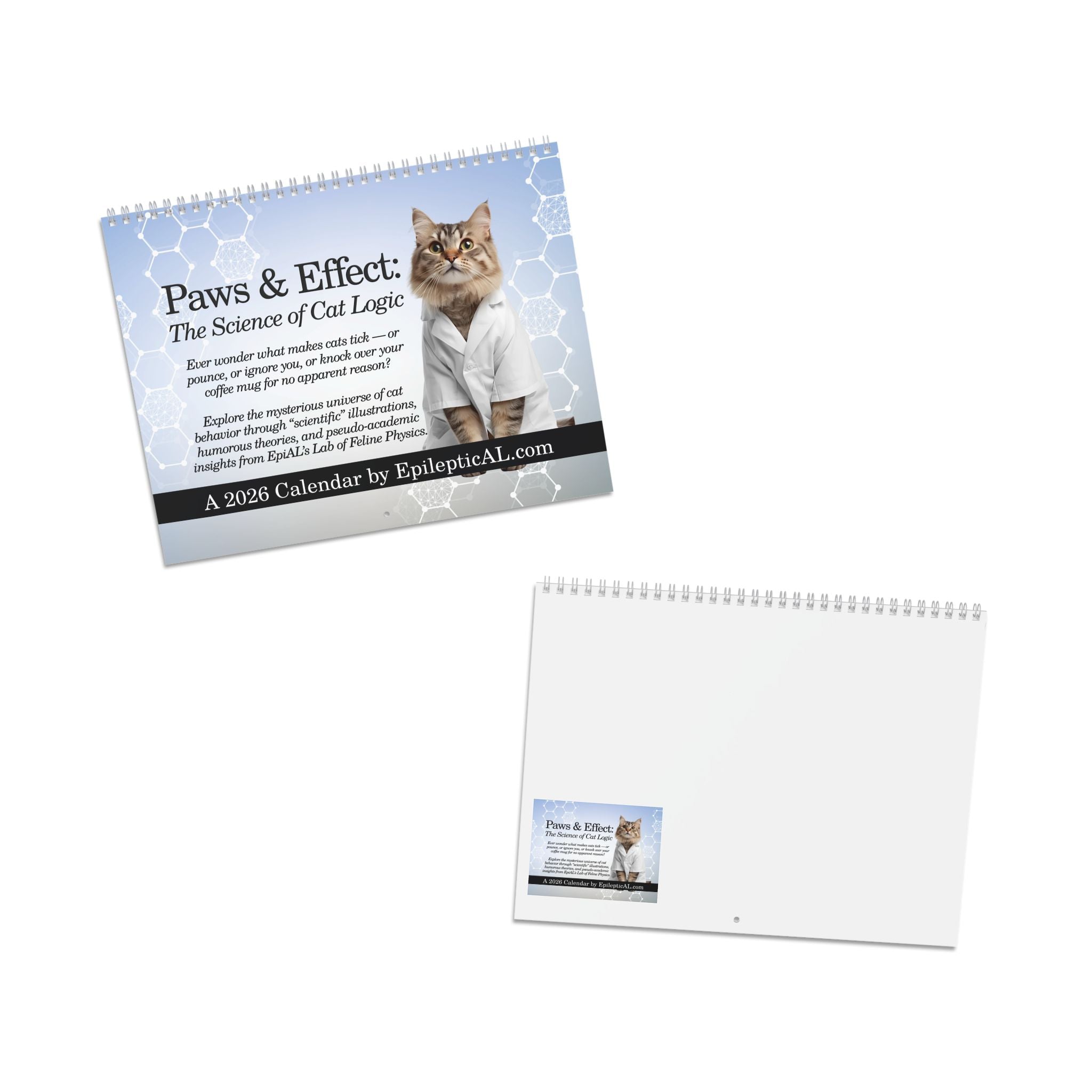 Paws & Effect: The Science of Cat Logic 2026 Calendar