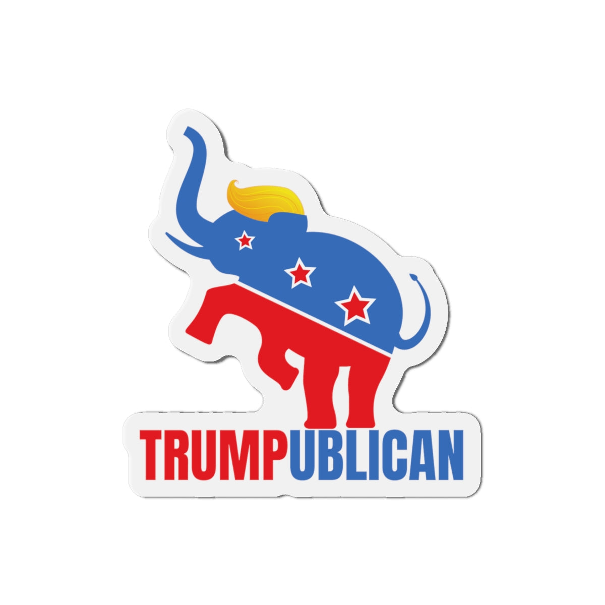 Trumpublican Die-Cut Magnet - Fun Patriotic Decor for Your Home Printify