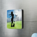 Photo depicting the ​Look Up Magnet, Square from EpiAl's Shop.