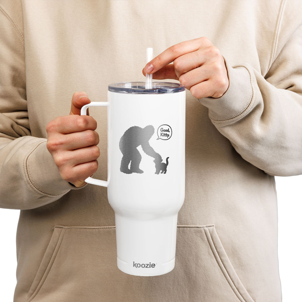 Bigfoot & Cat “Good, Kitty.” 40 oz Insulated Tumbler