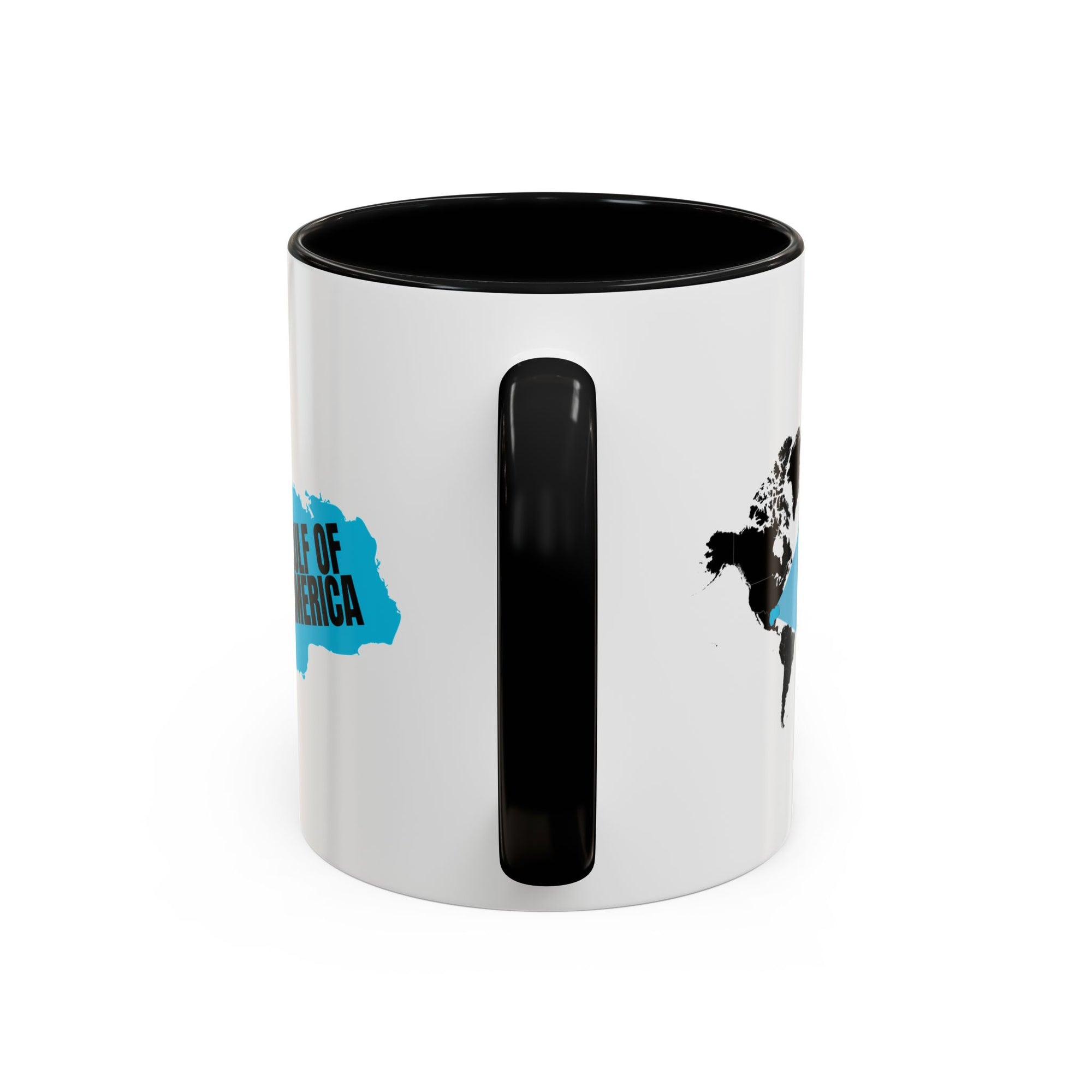 American Gulf Map Accent Coffee Mug