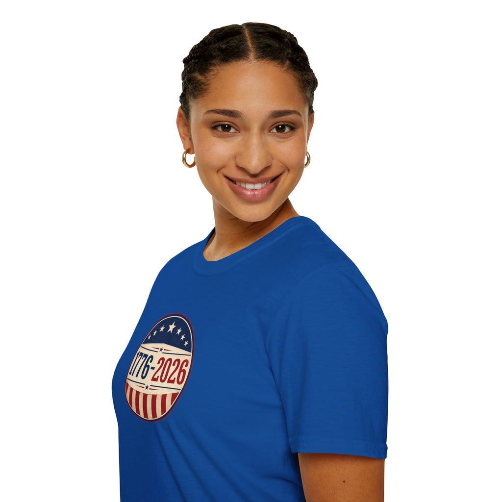 1776–2026 USA Patriotic T-Shirt | Vintage Americana Anniversary Tee