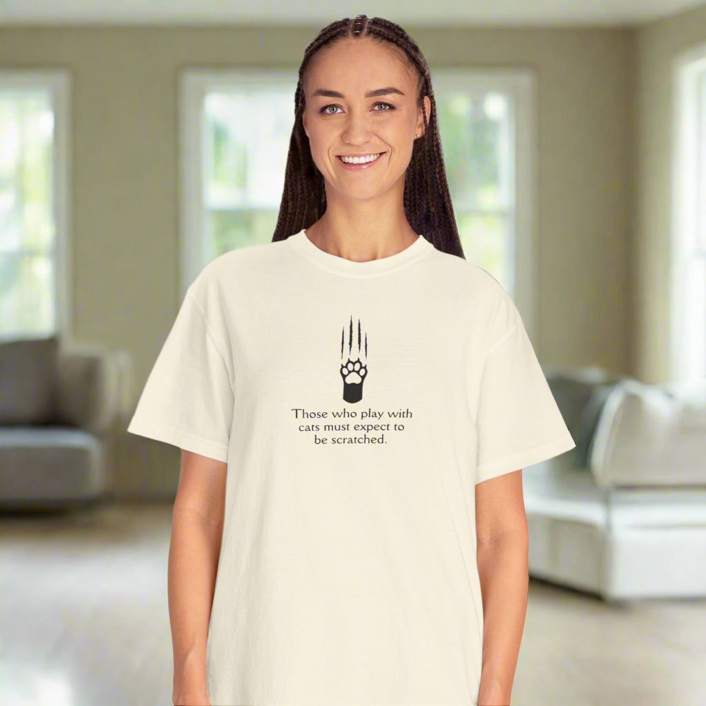 Cat Lover's Quote T-Shirt - Playful & Comfy Graphic Tee