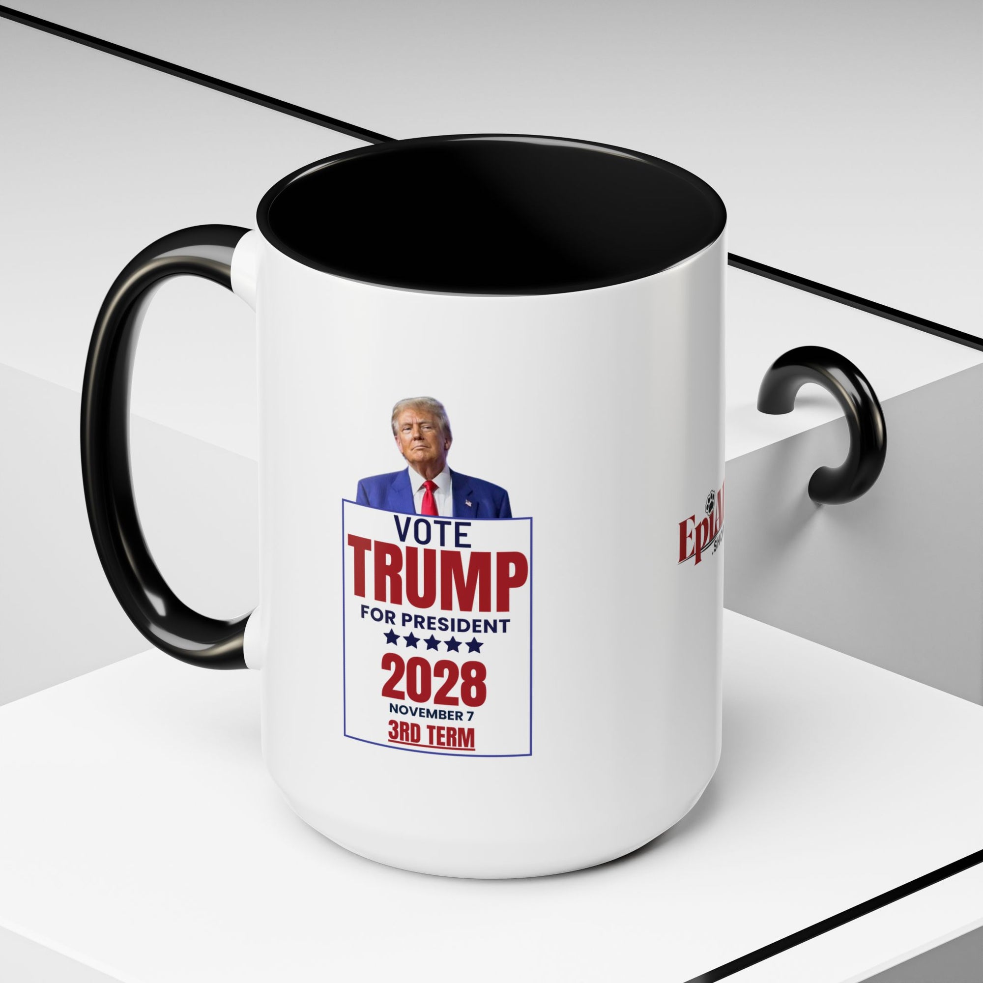 Vote Trump for President Coffee Mug – 11oz & 15oz Accent Mug for Political Enthusiasts