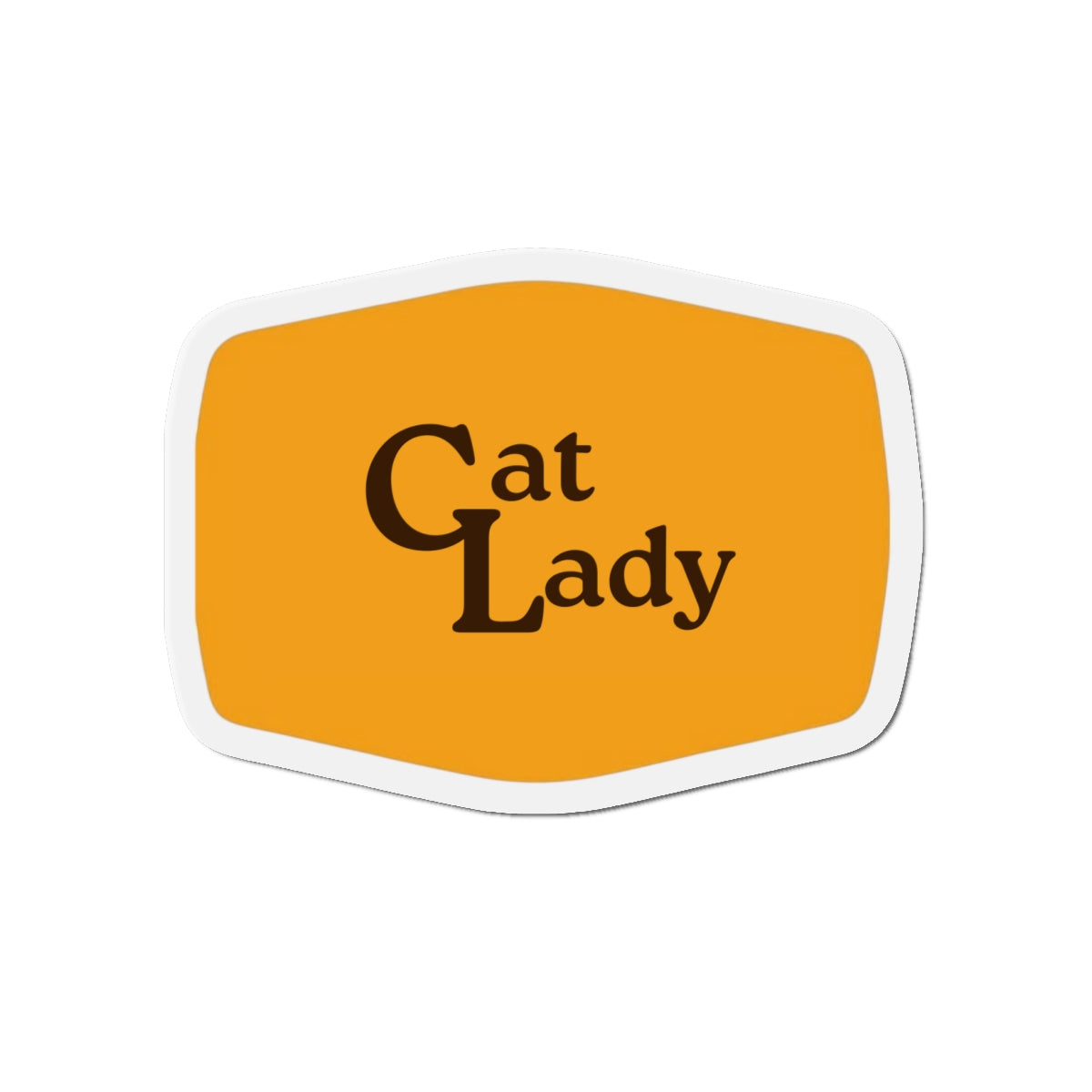 Cat Lady Cracker Barrel Style Die-Cut Magnets