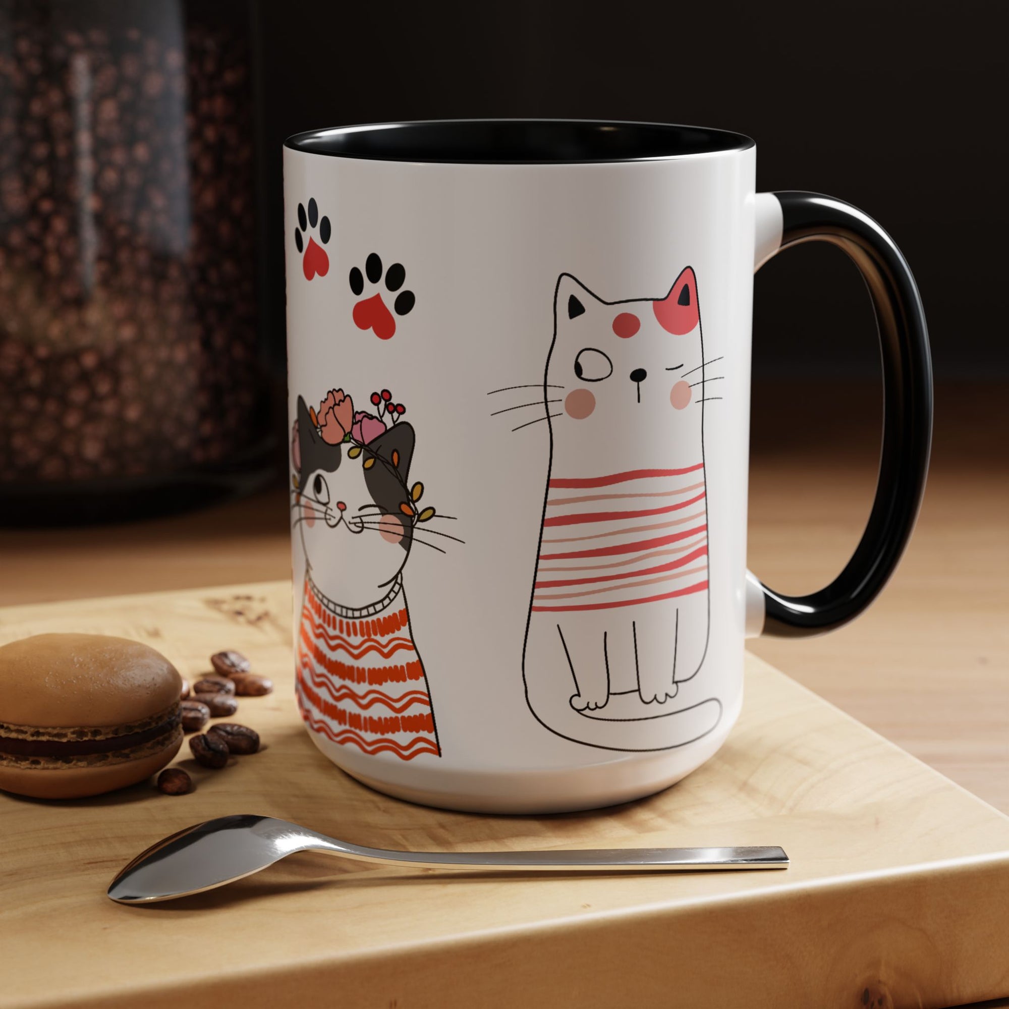 Cute Chilly Cats Coffee Mug