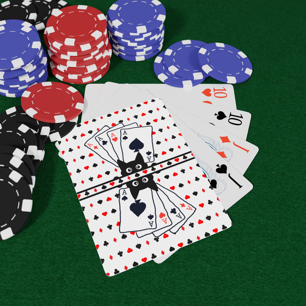“Purrfect Aces” Cat Poker Playing Cards
