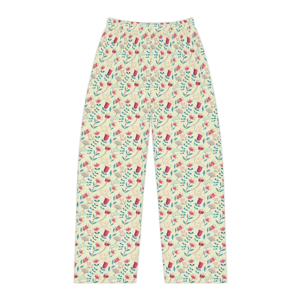 Secret Garden Cats & Flowers Pajama Pants