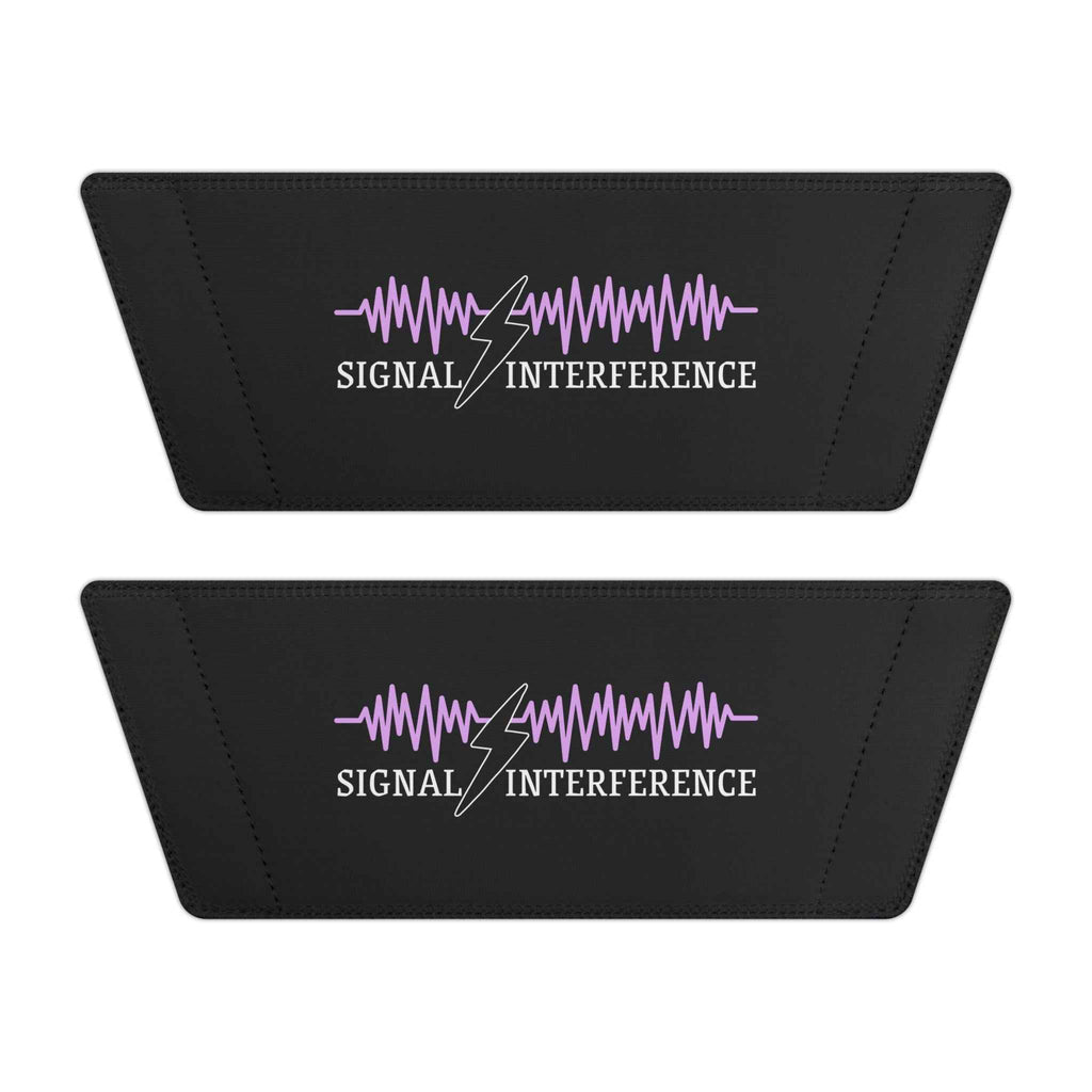 Signal Interference Slide Sandals – Purple Epilepsy Awareness Comfort Slides