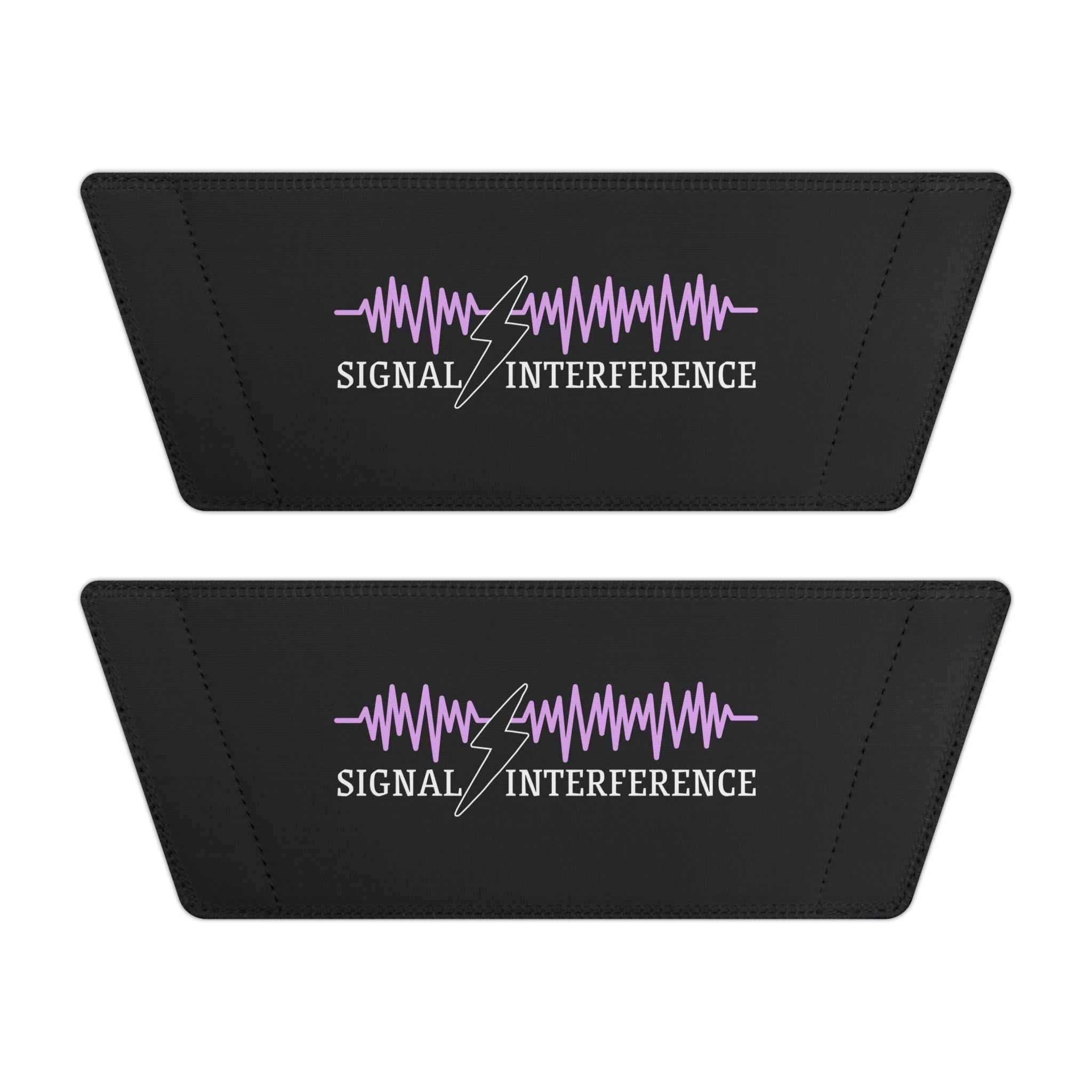 Signal Interference Slide Sandals – Purple Epilepsy Awareness Comfort Slides
