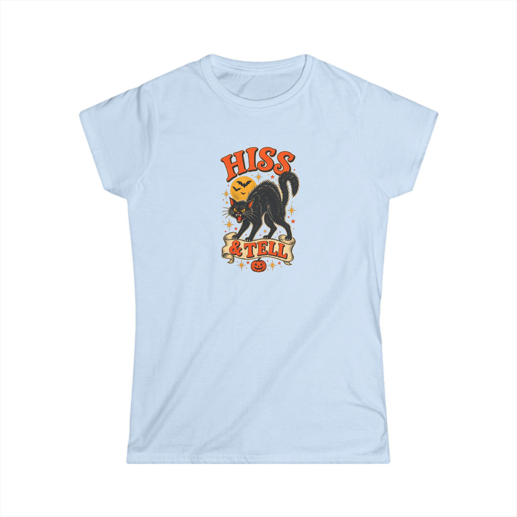 Hiss & Tell Vintage Halloween Cat Women’s T-Shirt