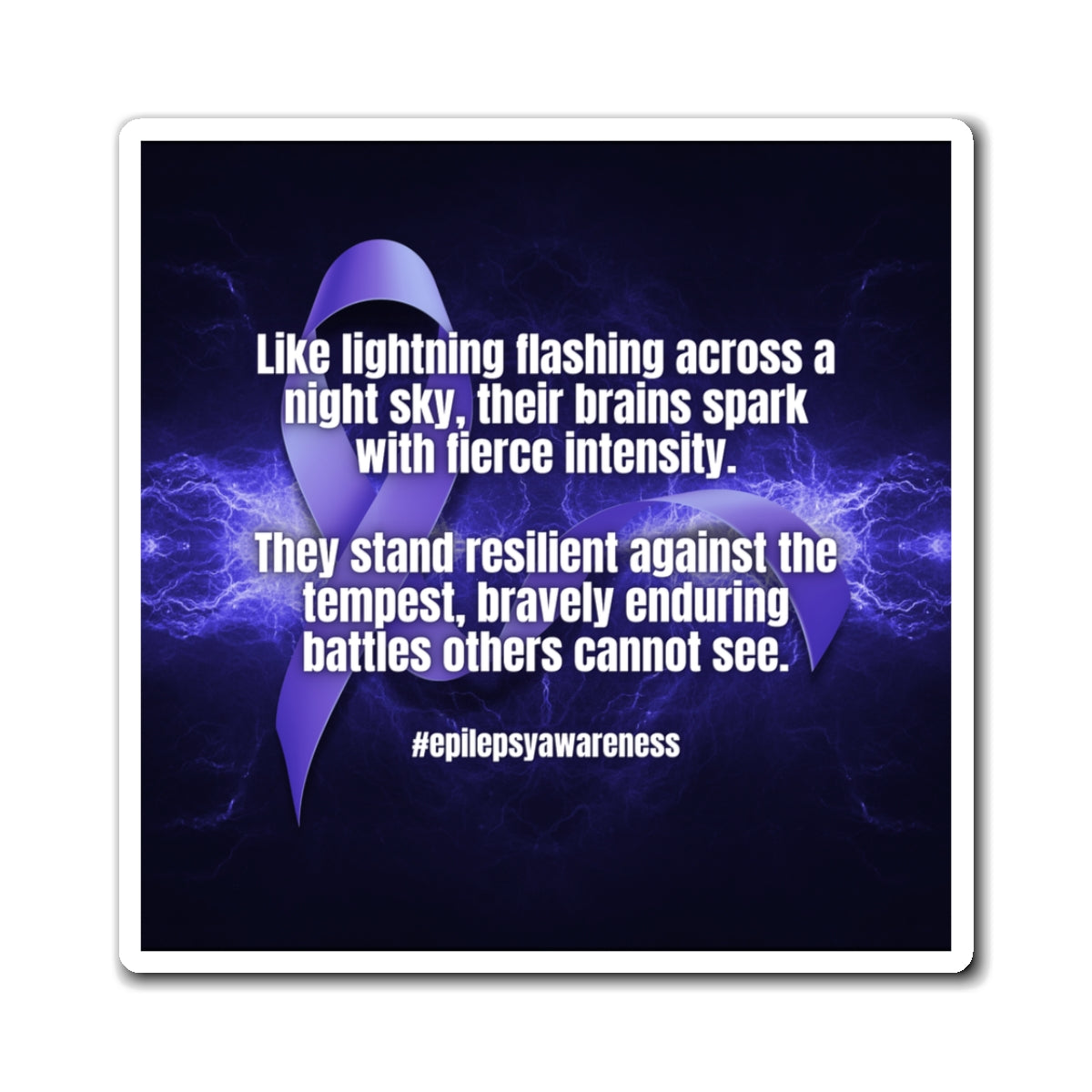 Photo depicting the ​Resilient Against the Tempest Family Magnets from EpiAl's Shop.