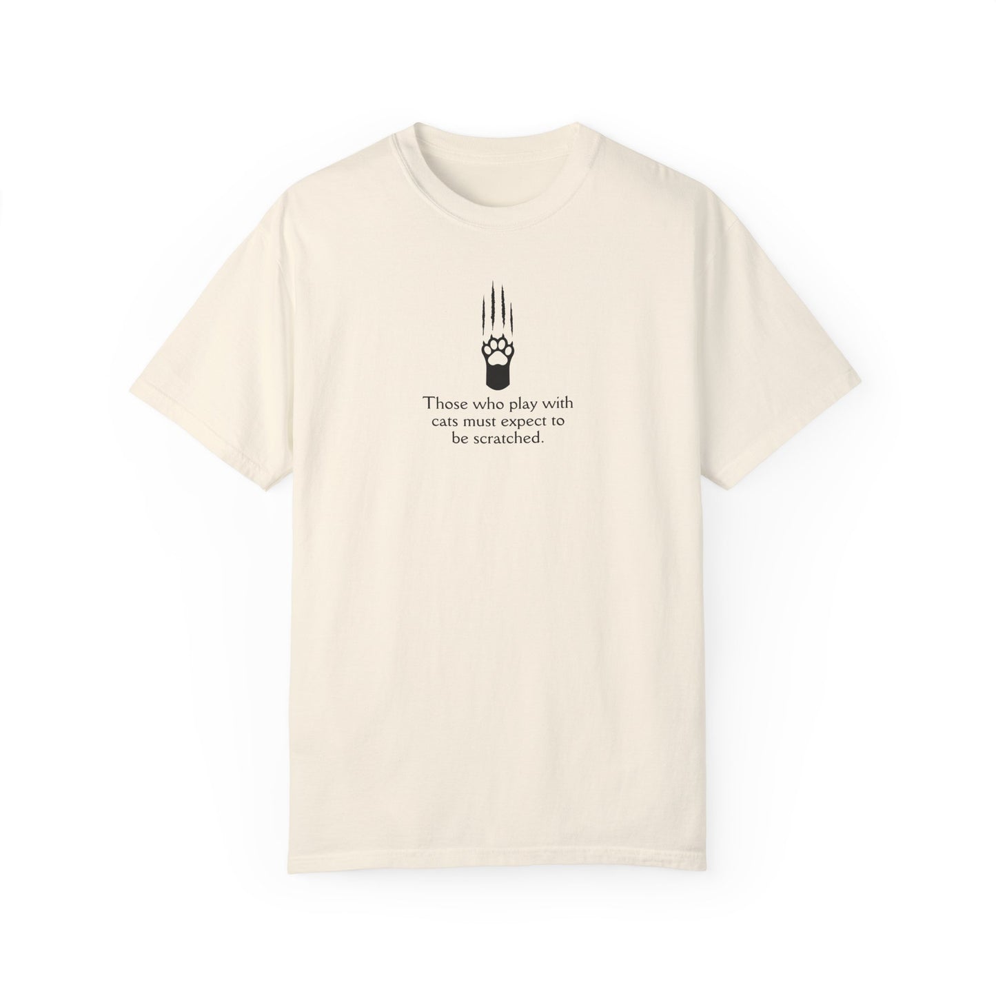 Cat Lover's Quote T-Shirt - Playful & Comfy Graphic Tee