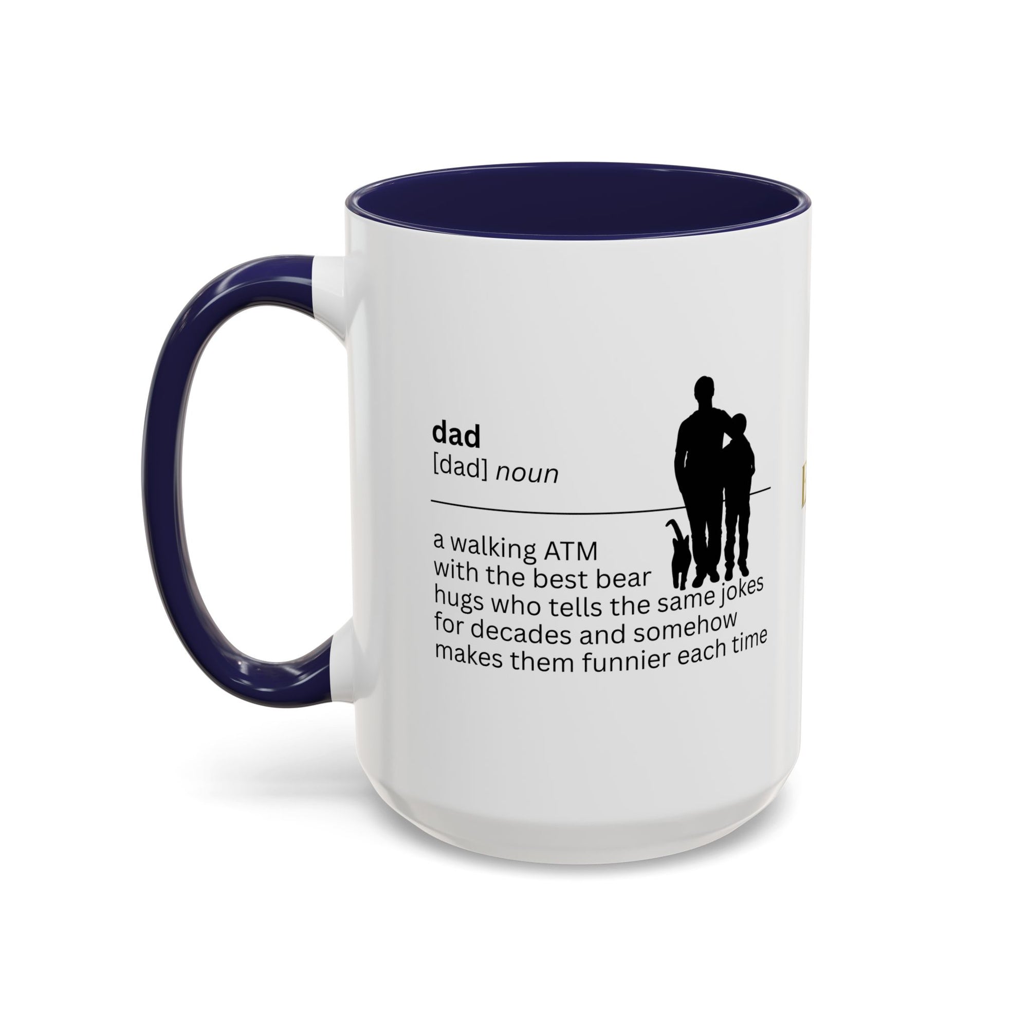 Dad ATM Accent Coffee Mug - Perfect Gift for Dads