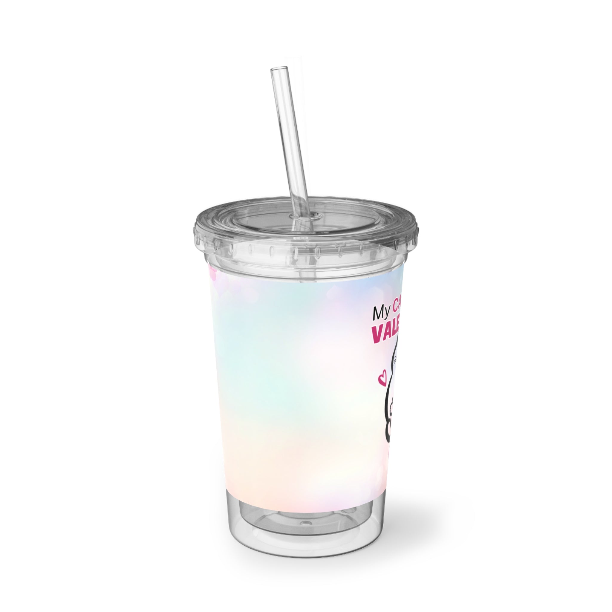 My Cats are my Valentines Suave Acrylic Cup - EpiAl's Shop