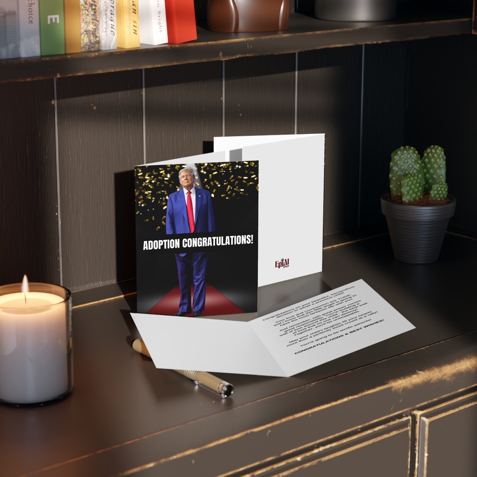 Donald Trump Adoption Greeting Cards (8, 16, and 24 pcs)