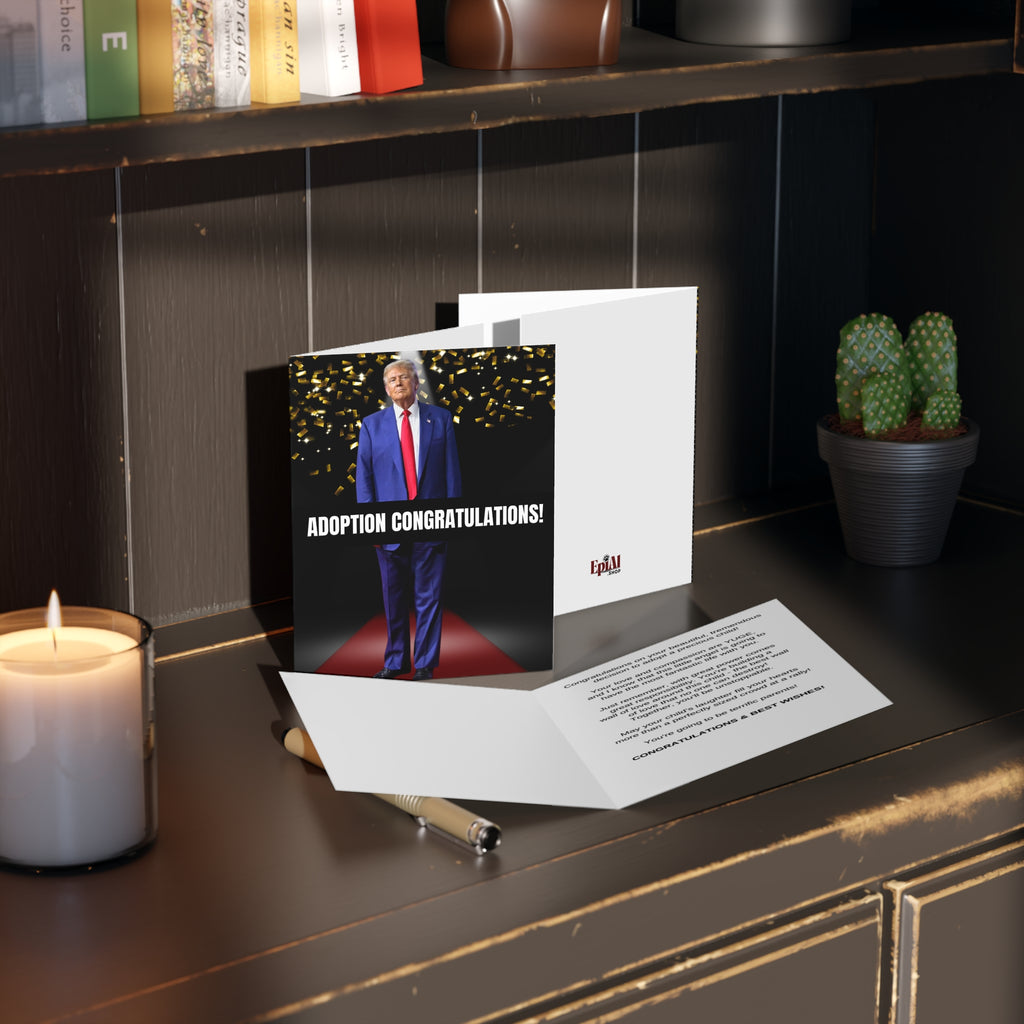 Donald Trump Adoption Greeting Cards (8, 16, and 24 pcs)