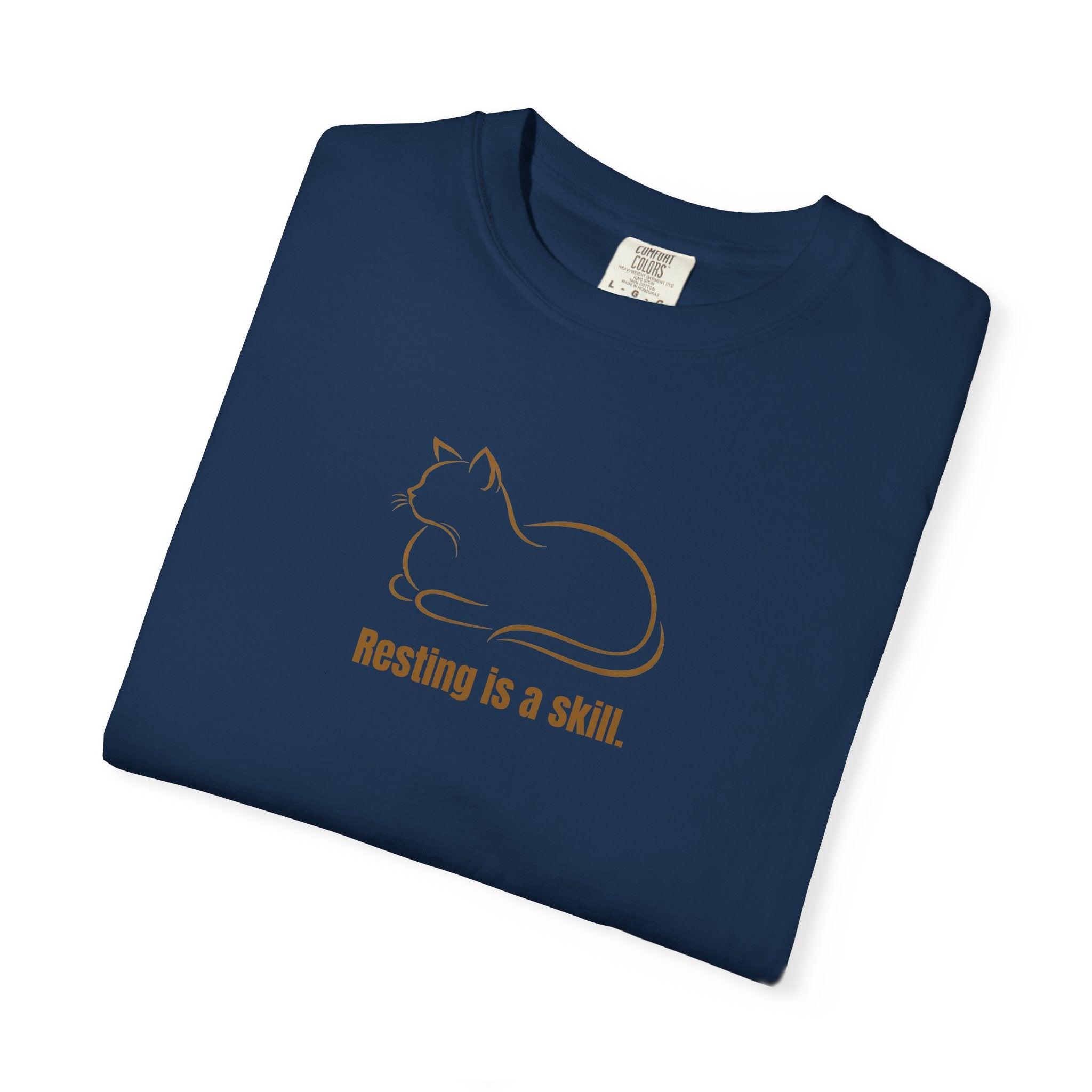 Resting Is a Skill Cat T-Shirt