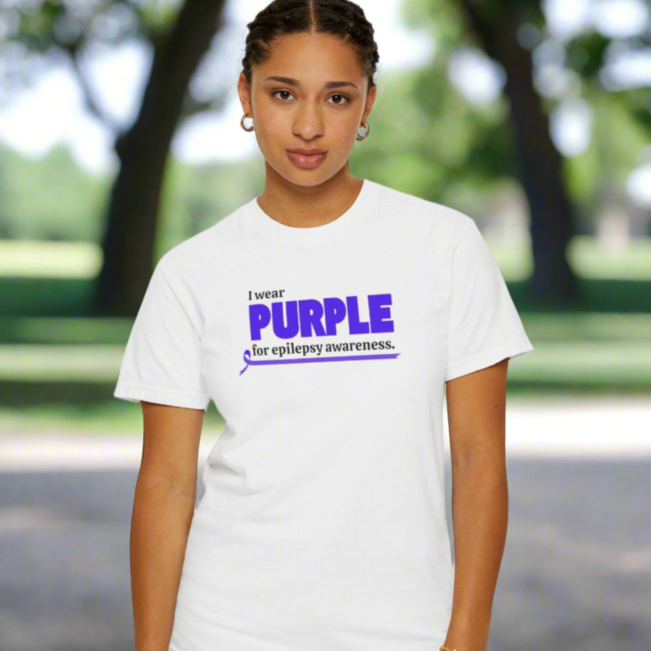Unisex I Wear Purple Awareness T-Shirt
