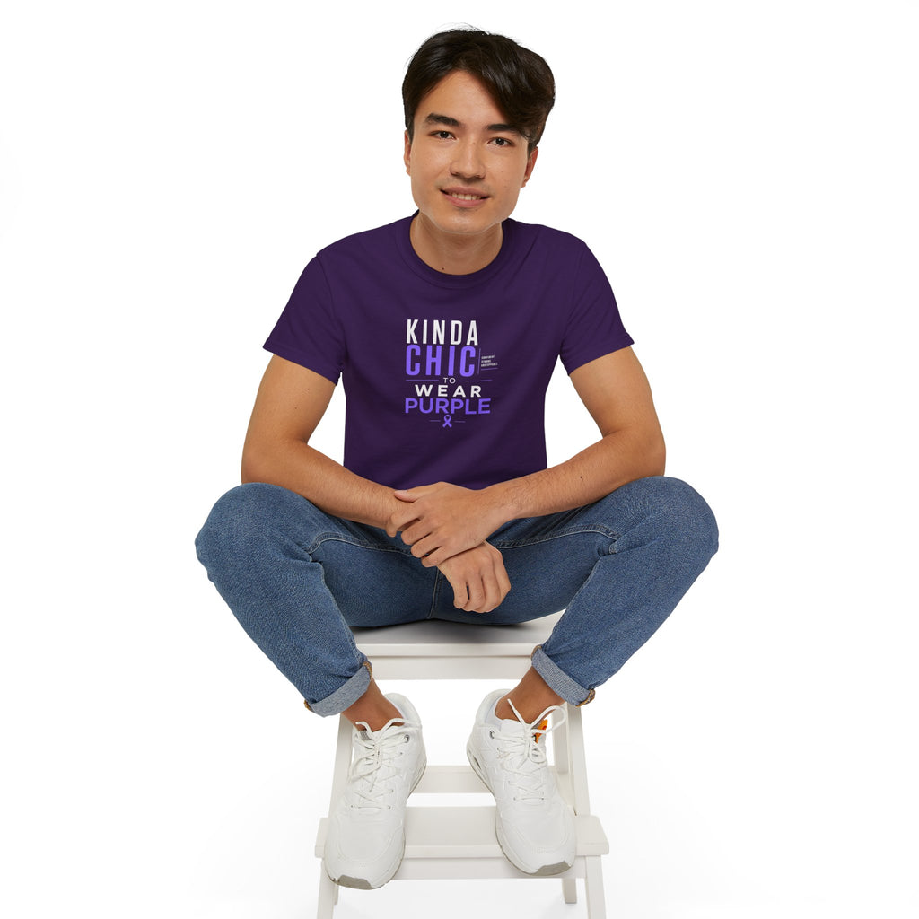 Kinda Chic to Wear Purple Epilepsy Awareness T-Shirt