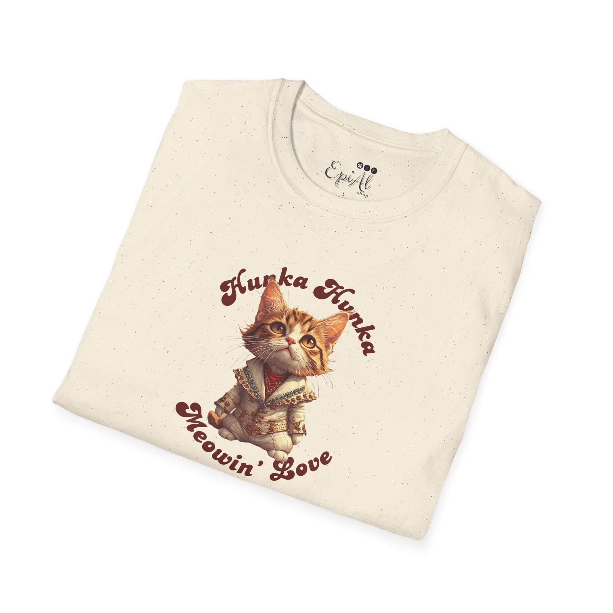 Hunka Hunka Meowin’ Love Graphic Unisex T-Shirt