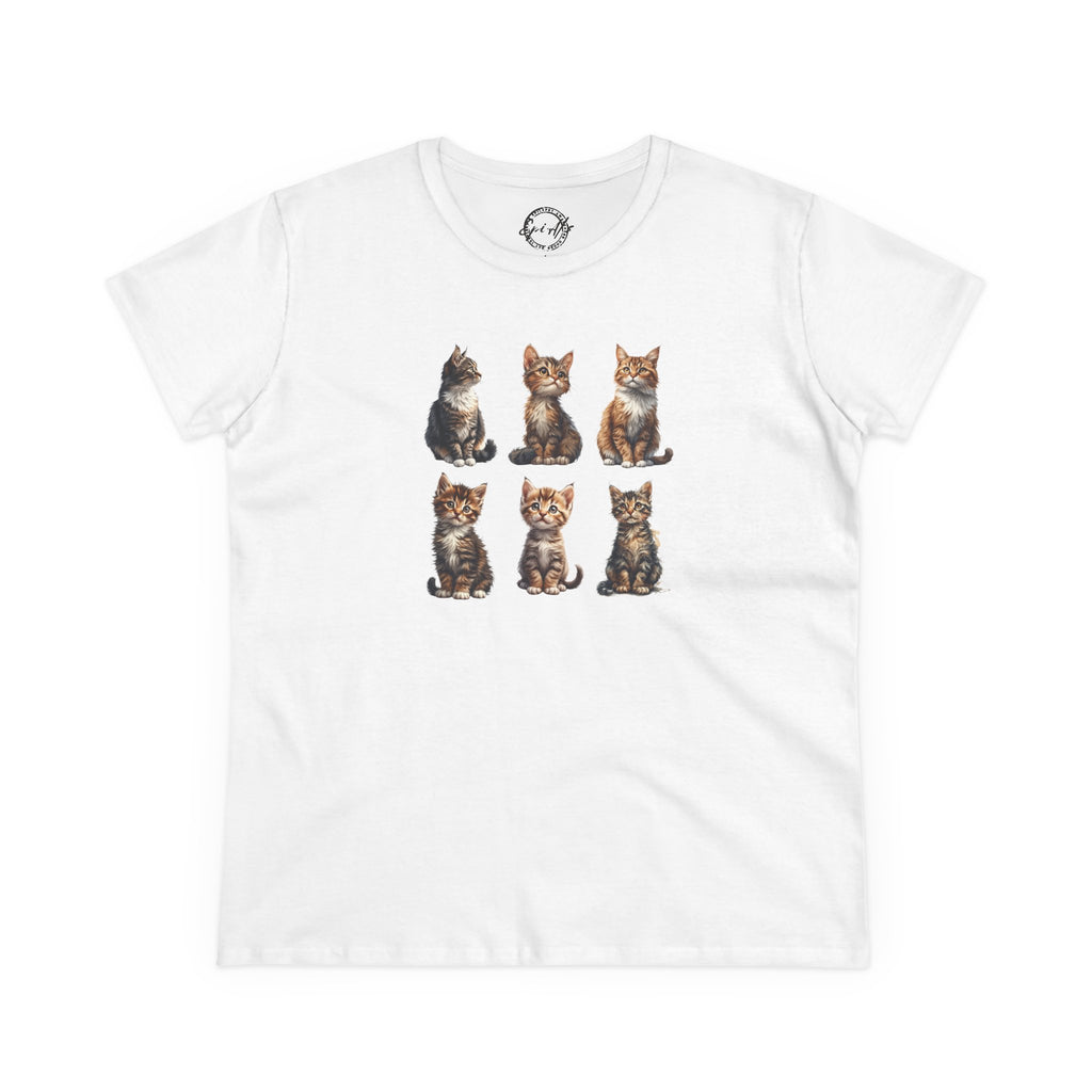 Cute Kittens Women's Cotton T-Shirt