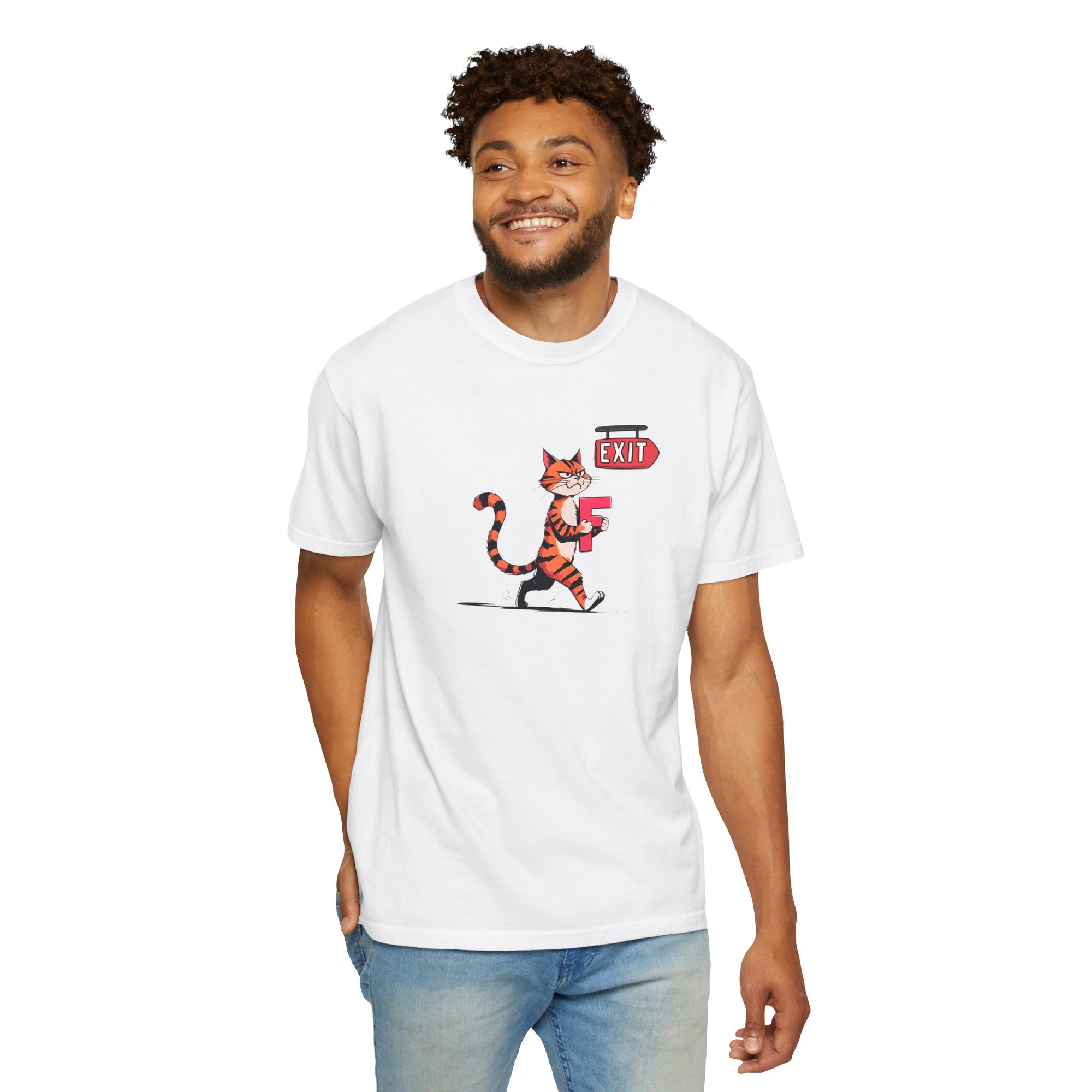 Getting the F Outta Here Unisex Garment-Dyed T-shirt