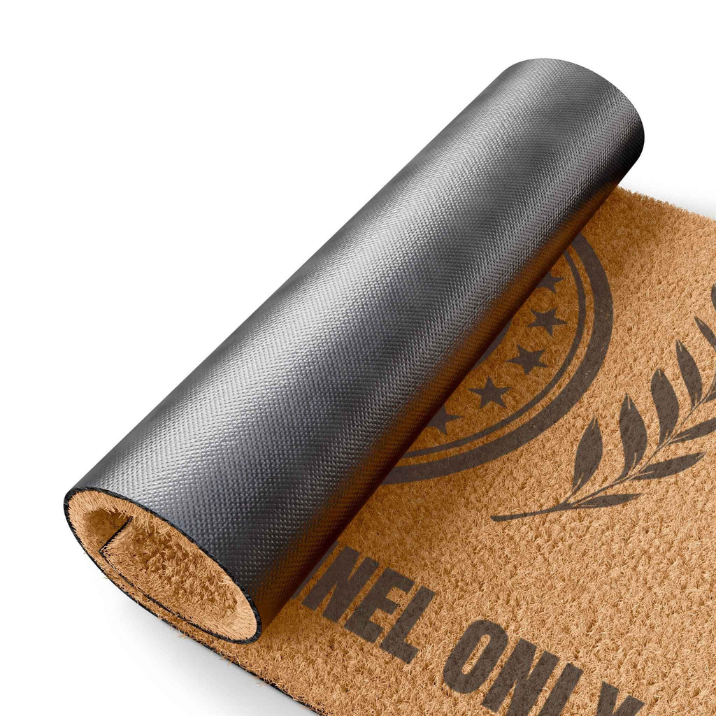 Authorized Personnel Only Presidential-Parody Welcome Mat