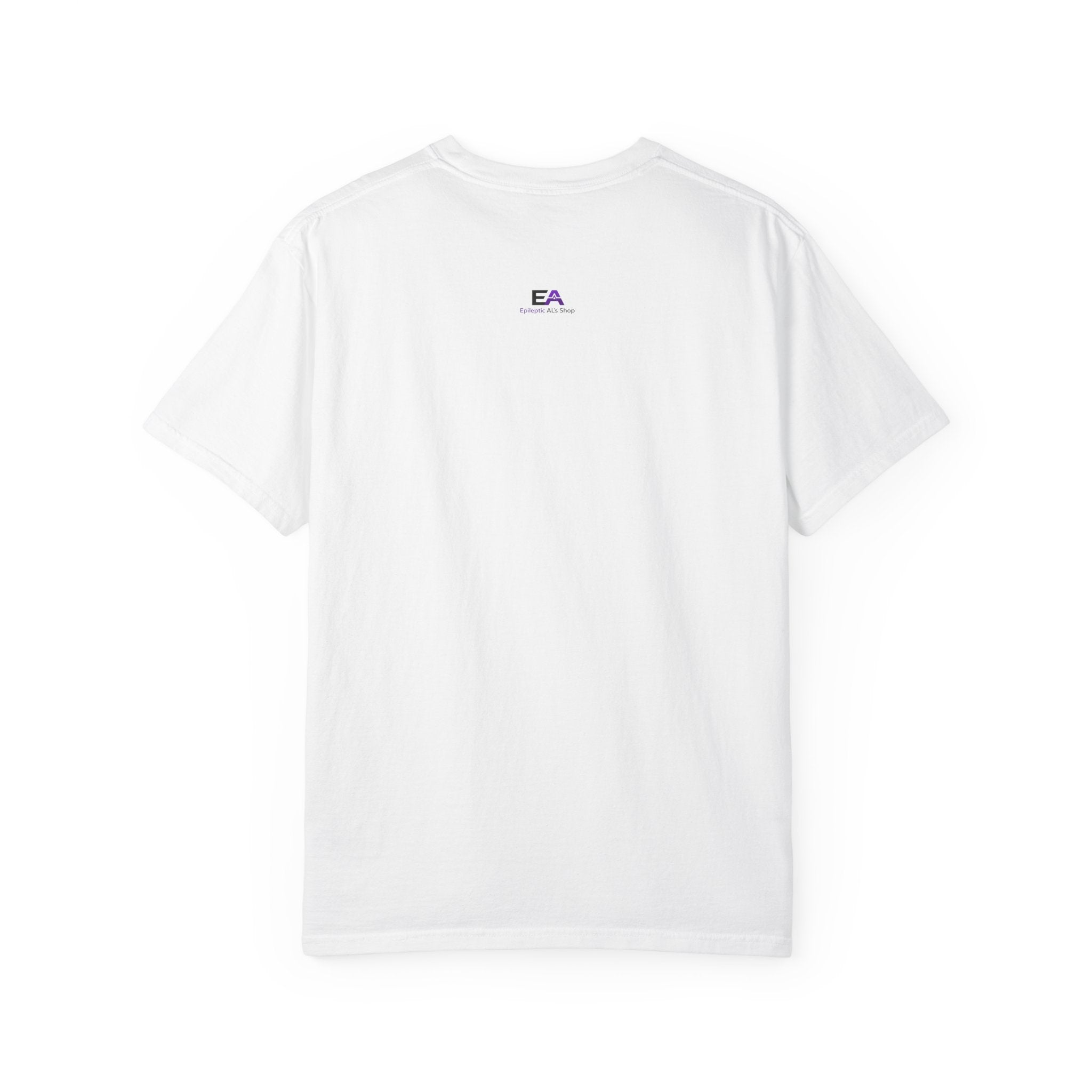 Minimalist Epilepsy Awareness EEG Wave Unisex T-Shirt – Purple Line Design