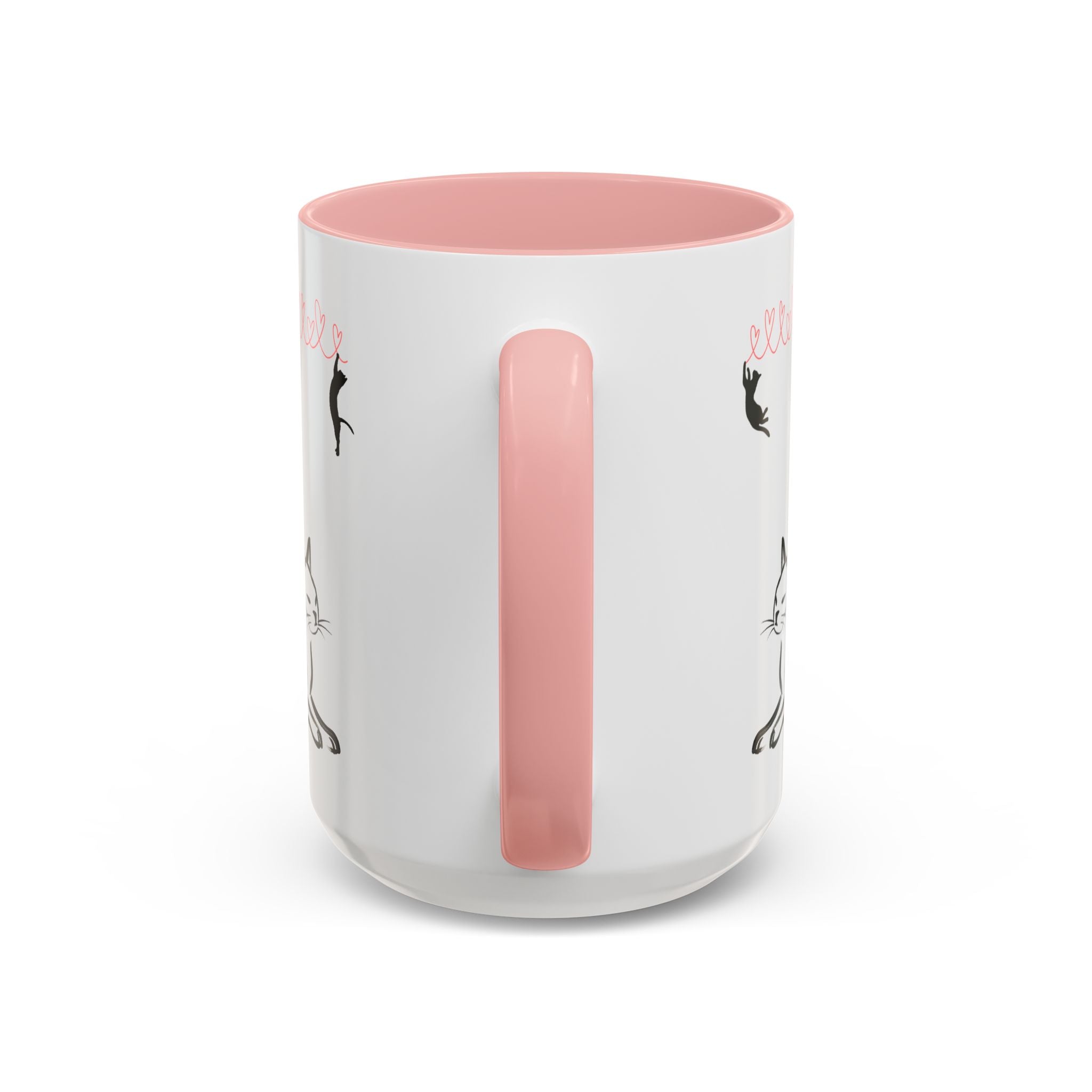 We Meet in the Middle Cat Wraparound Coffee Mug