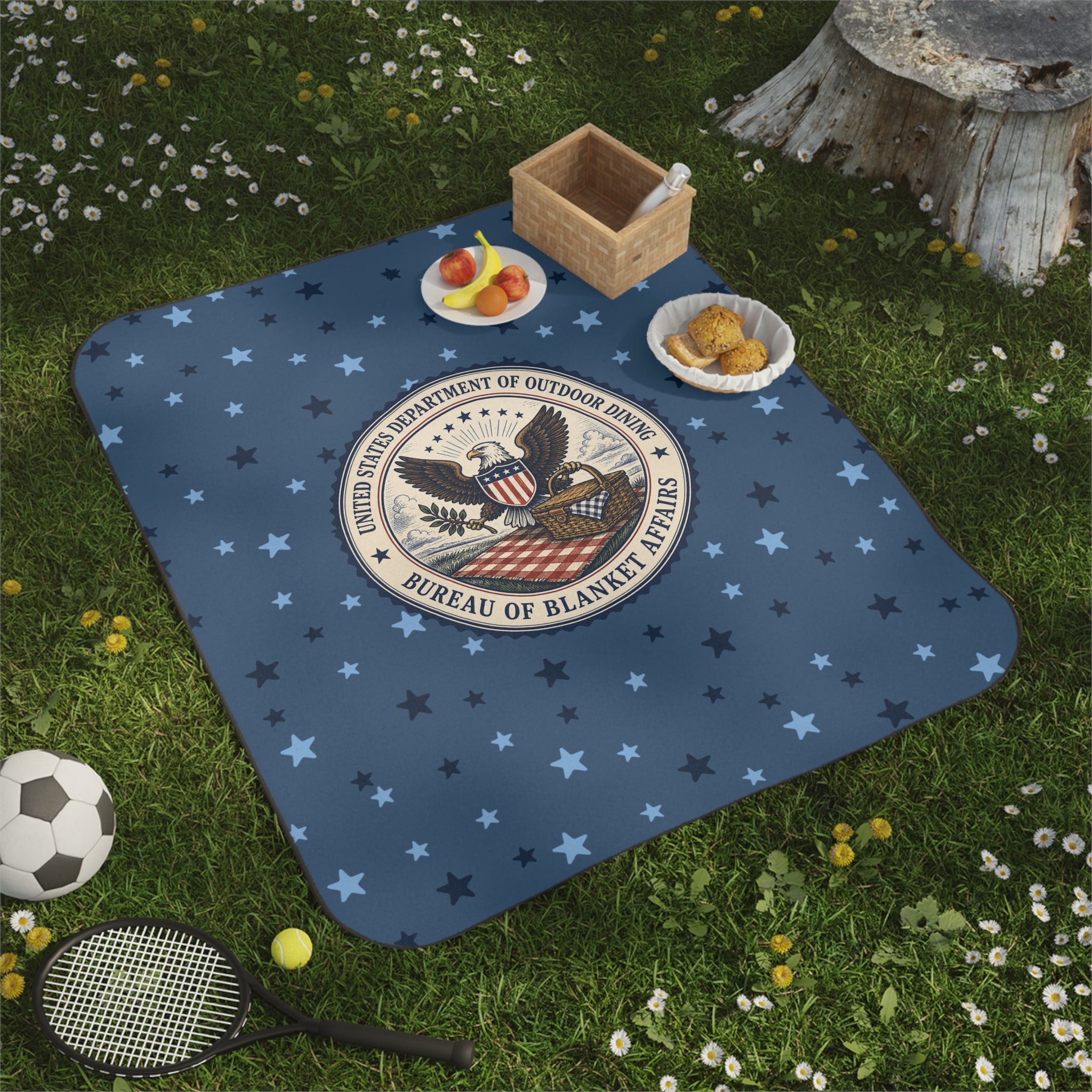 United States Department of Outdoor Dining Picnic Blanket